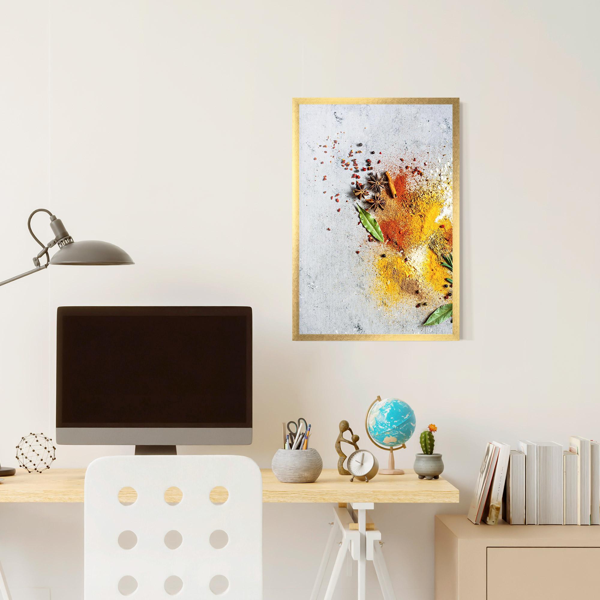 Gerahmte Poster Spice Powders mockup 6