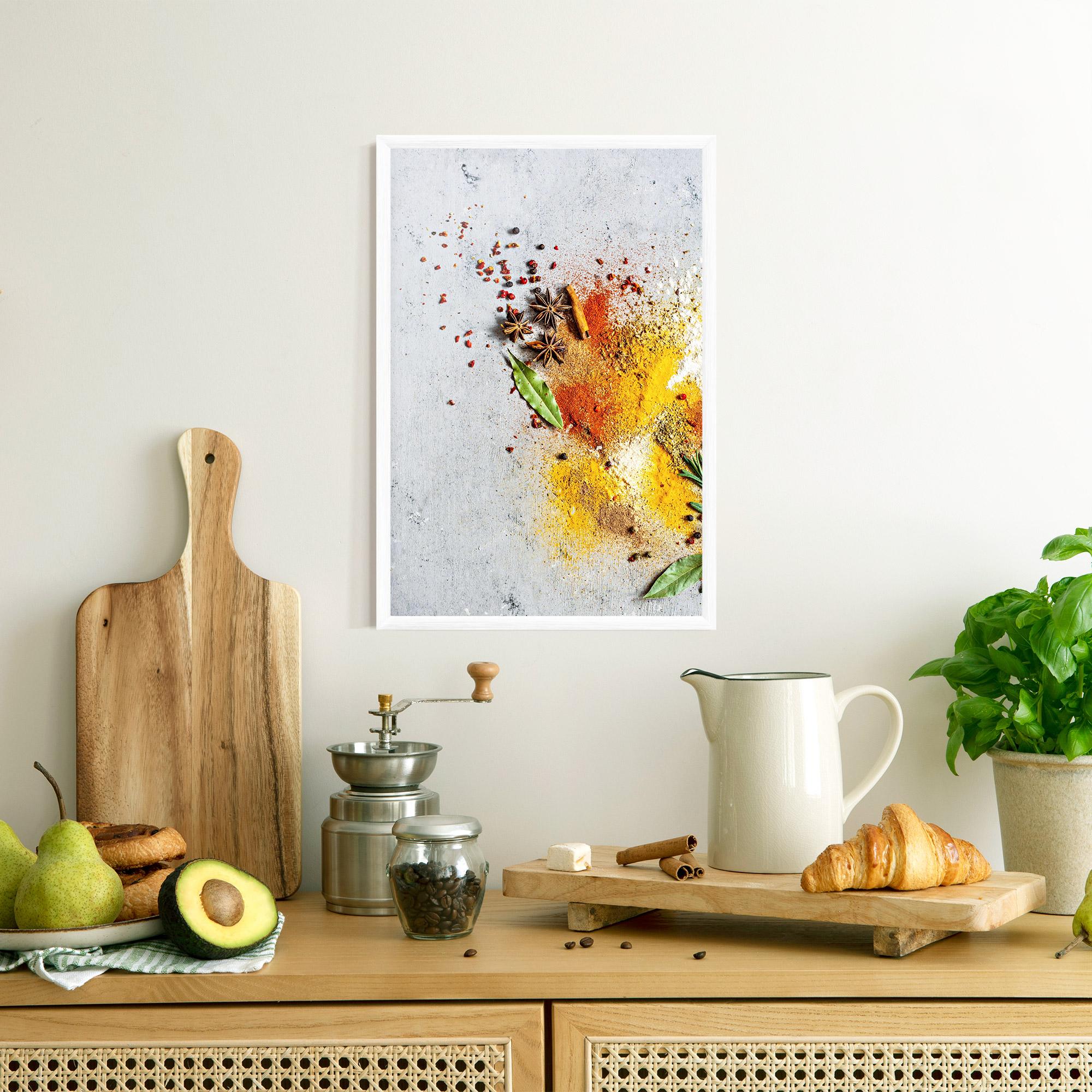 Gerahmte Poster Spice Powders mockup 8