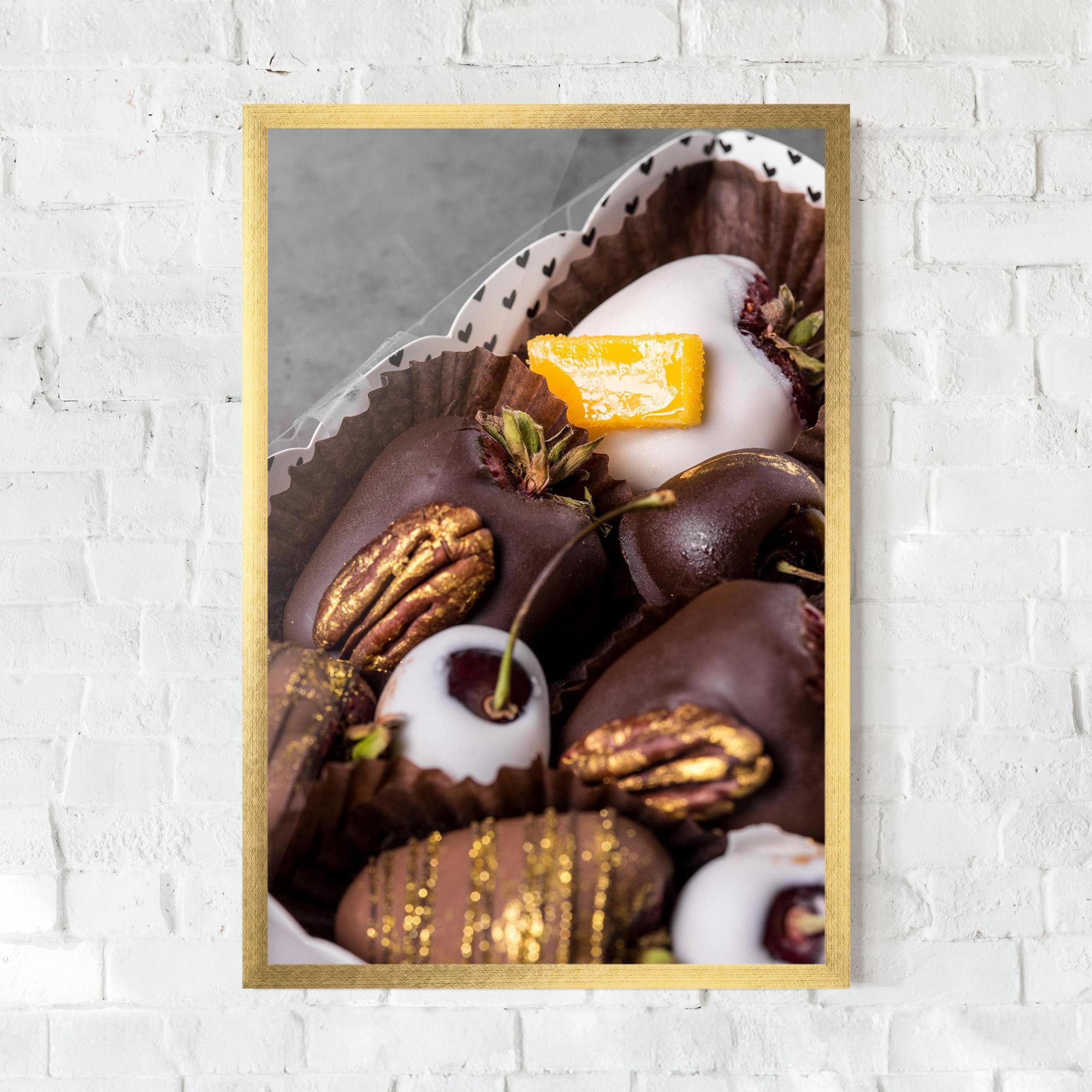 Gerahmte Poster Chocolate Covered mockup 0