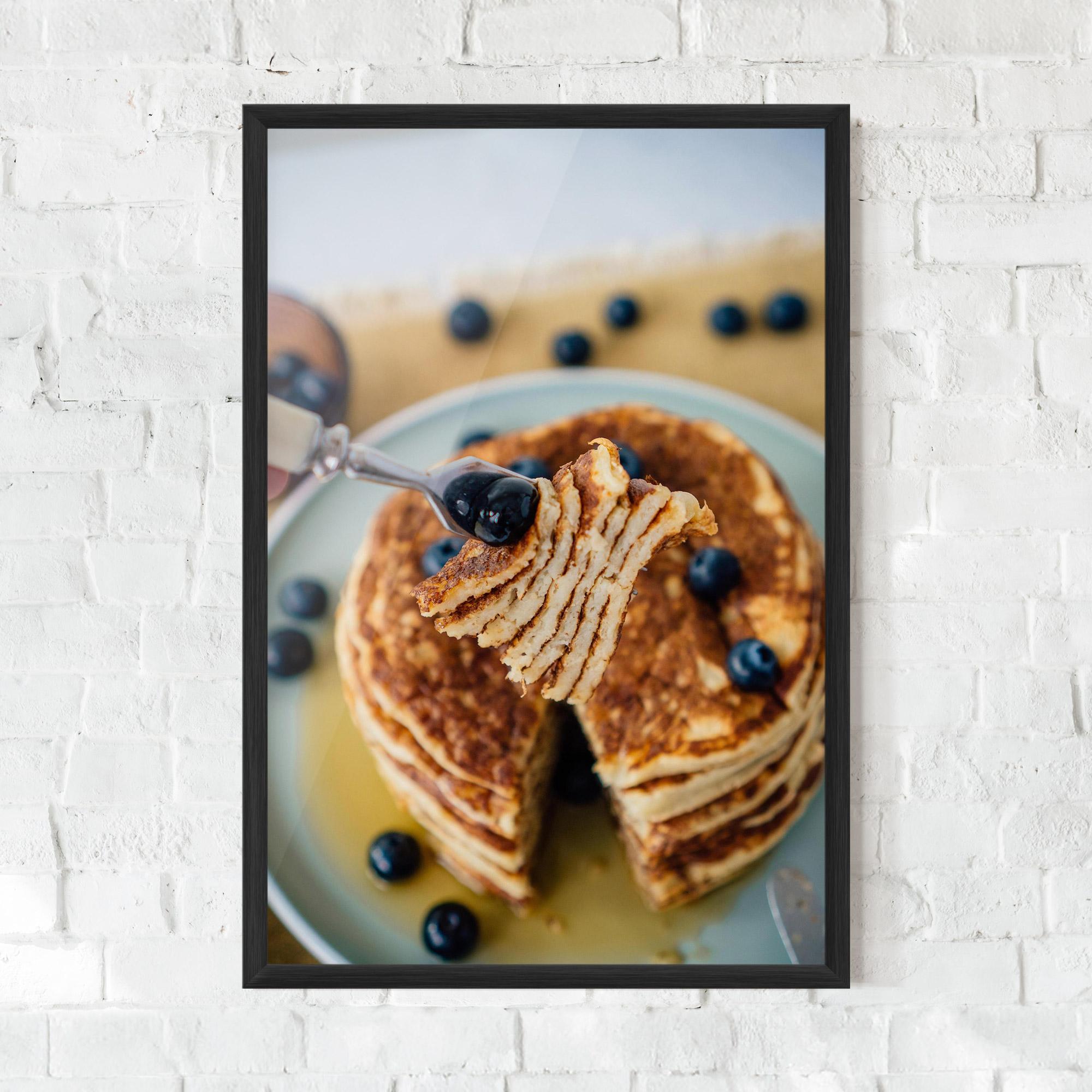 Gerahmte Poster Pancakes mockup 0