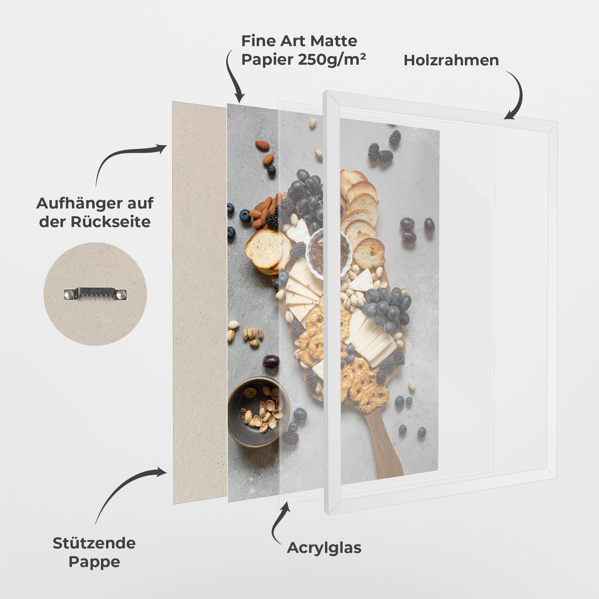 Gerahmte Poster Appetizers mockup 1