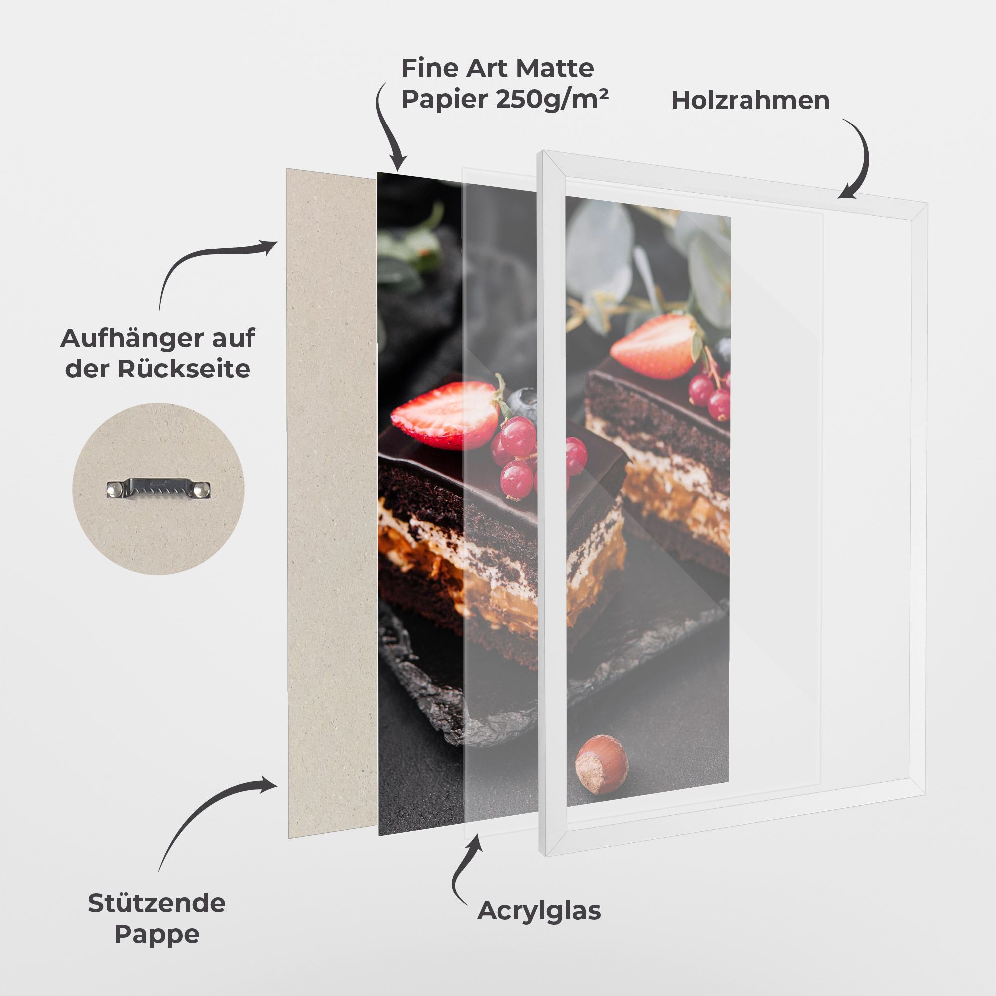 Chocolate Berries Cake mockup 1