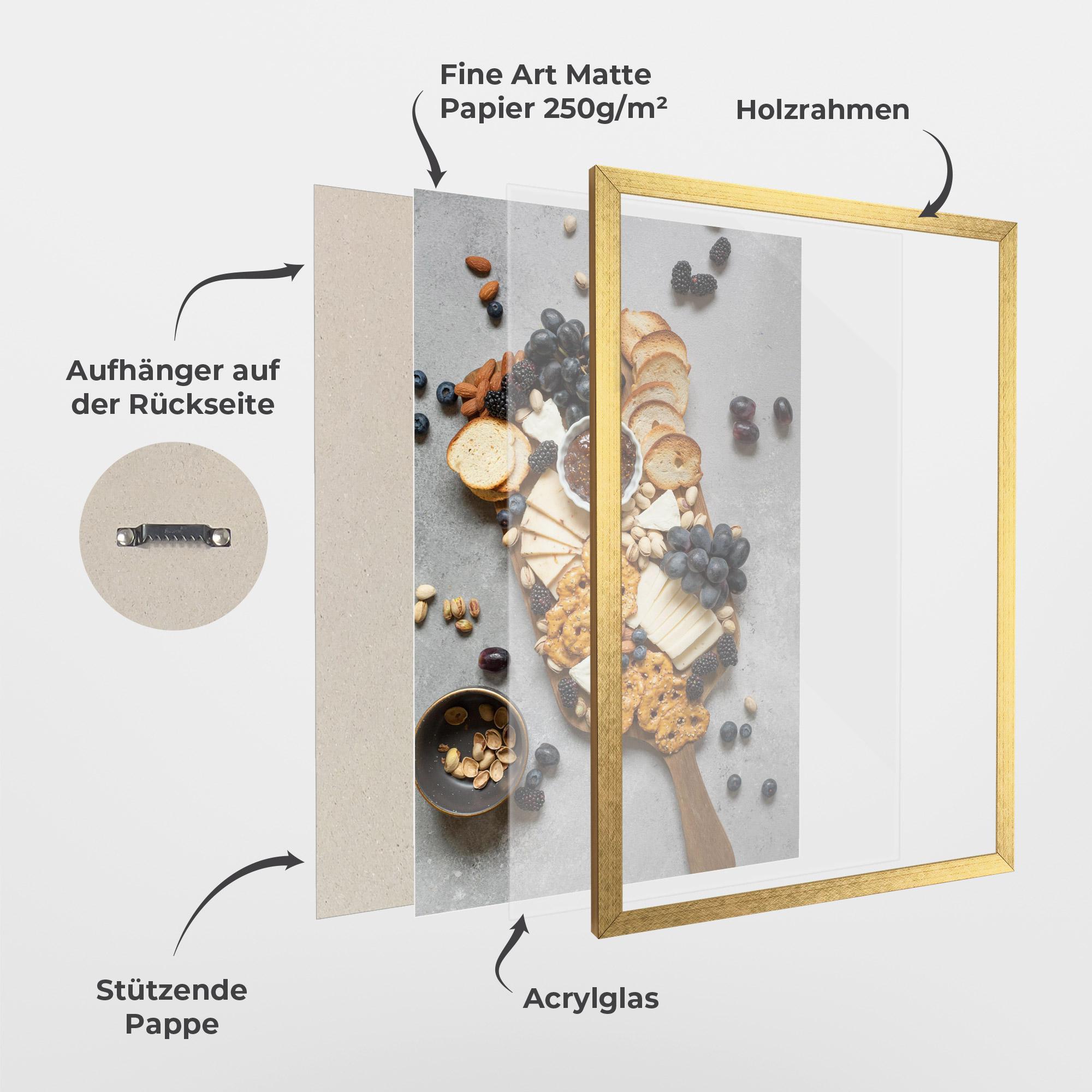 Gerahmte Poster Appetizers mockup 1