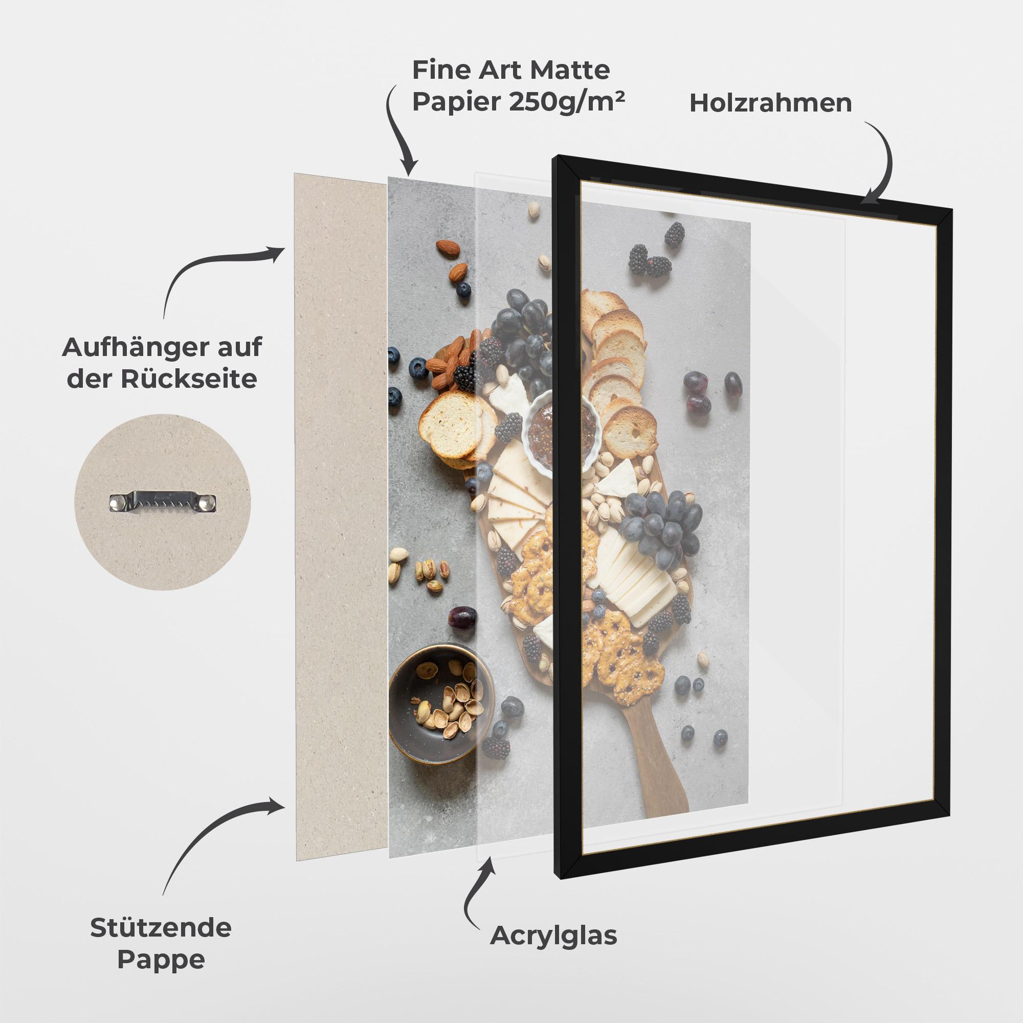 Gerahmte Poster Appetizers mockup 1