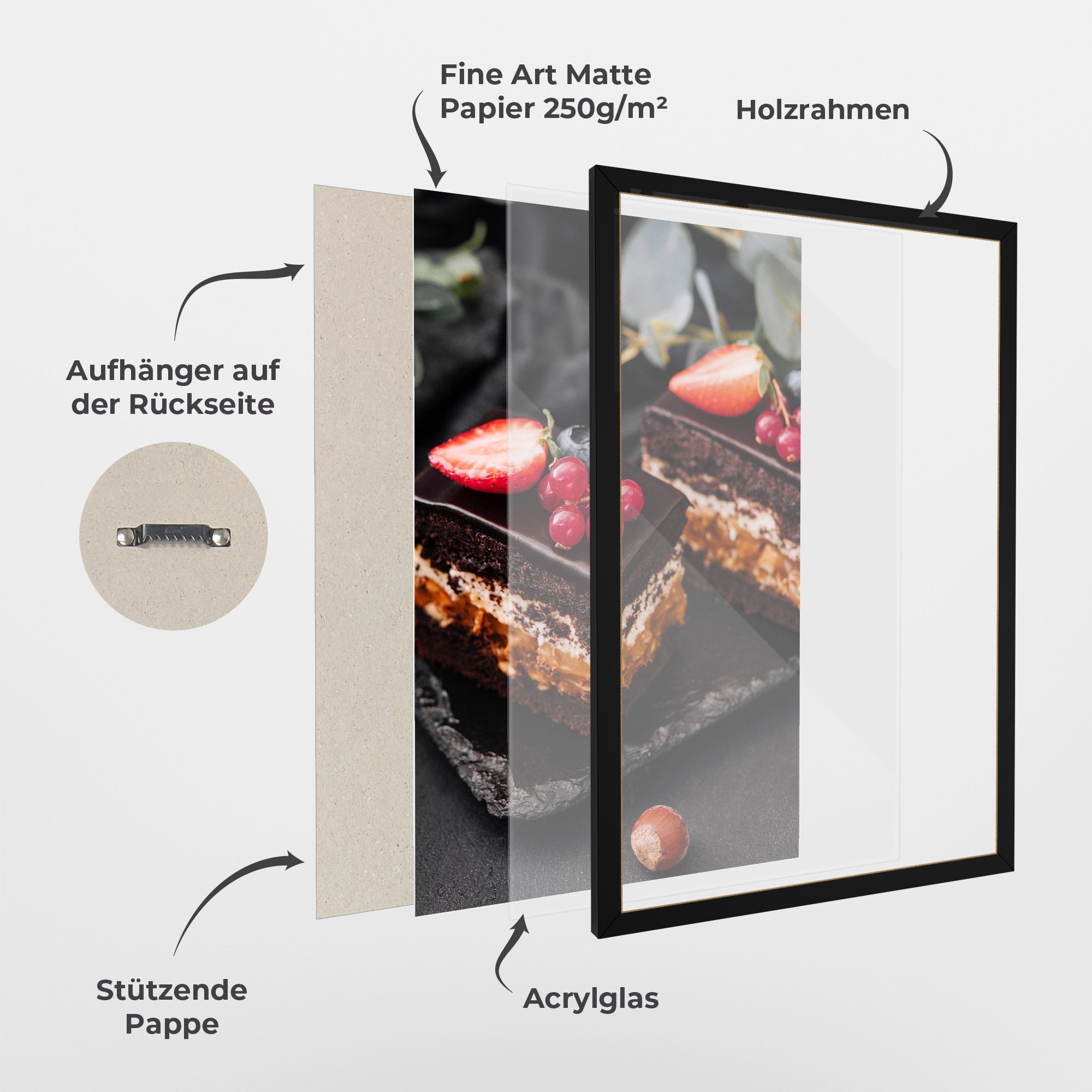 Chocolate Berries Cake mockup 1
