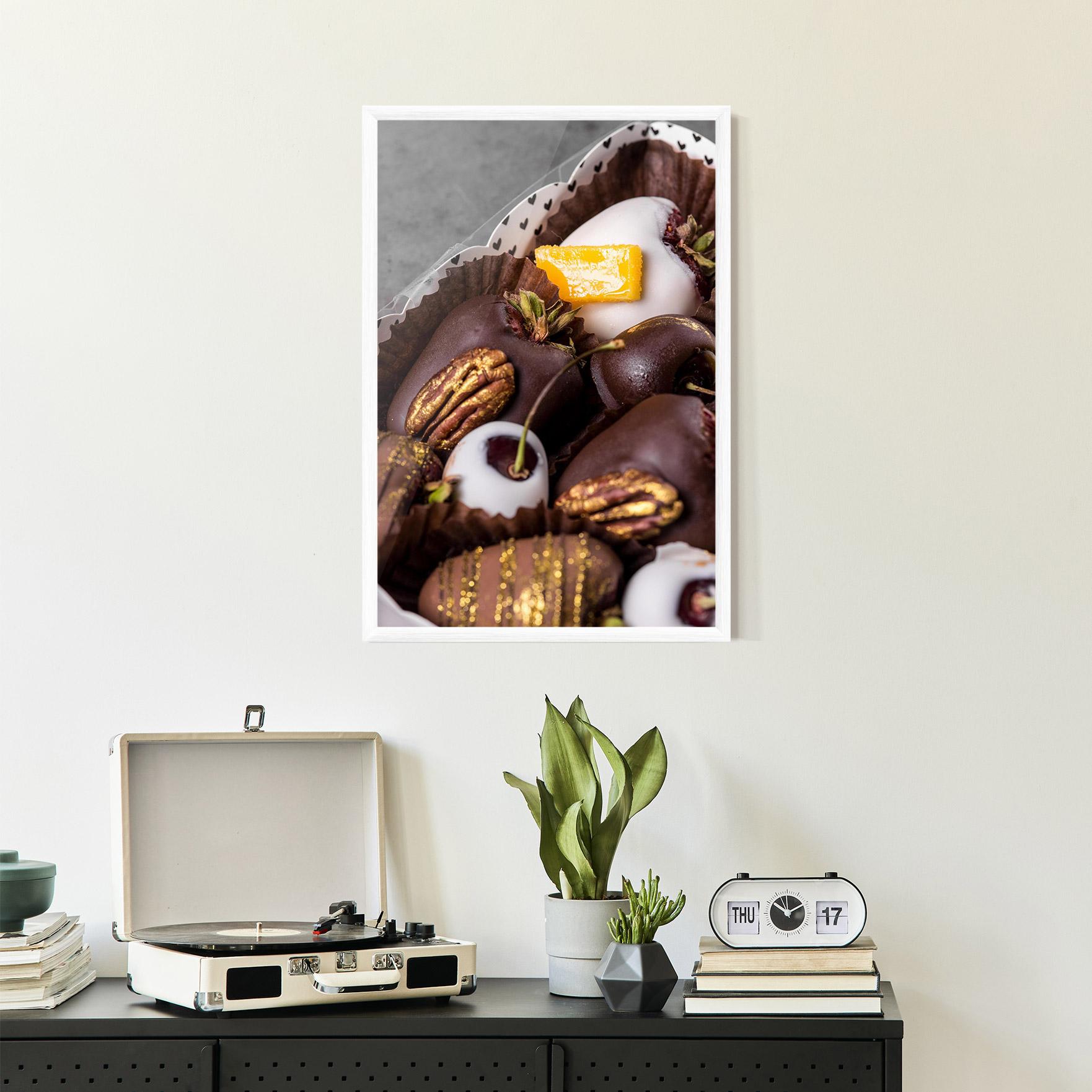 Gerahmte Poster Chocolate Covered mockup 2