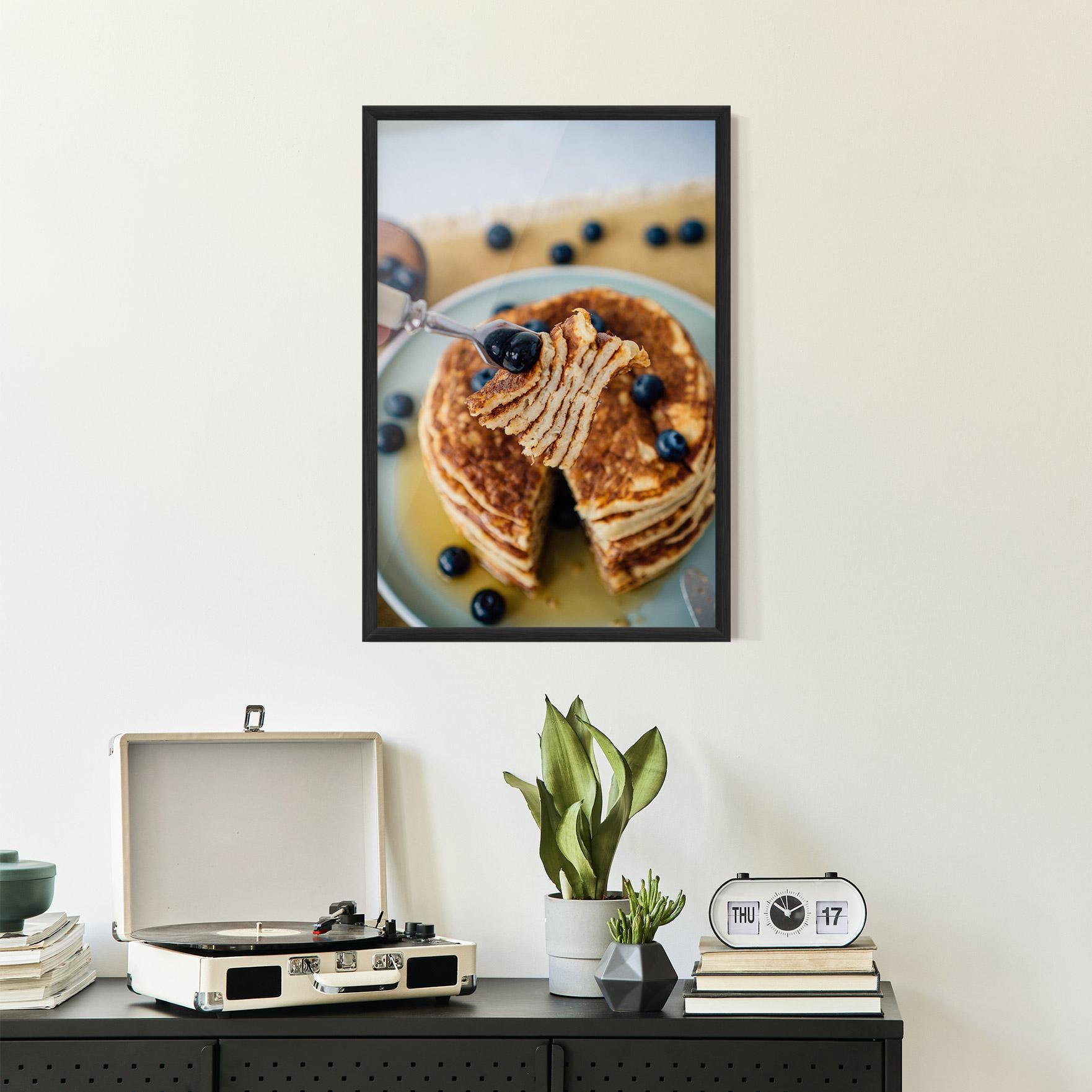 Gerahmte Poster Pancakes mockup 2