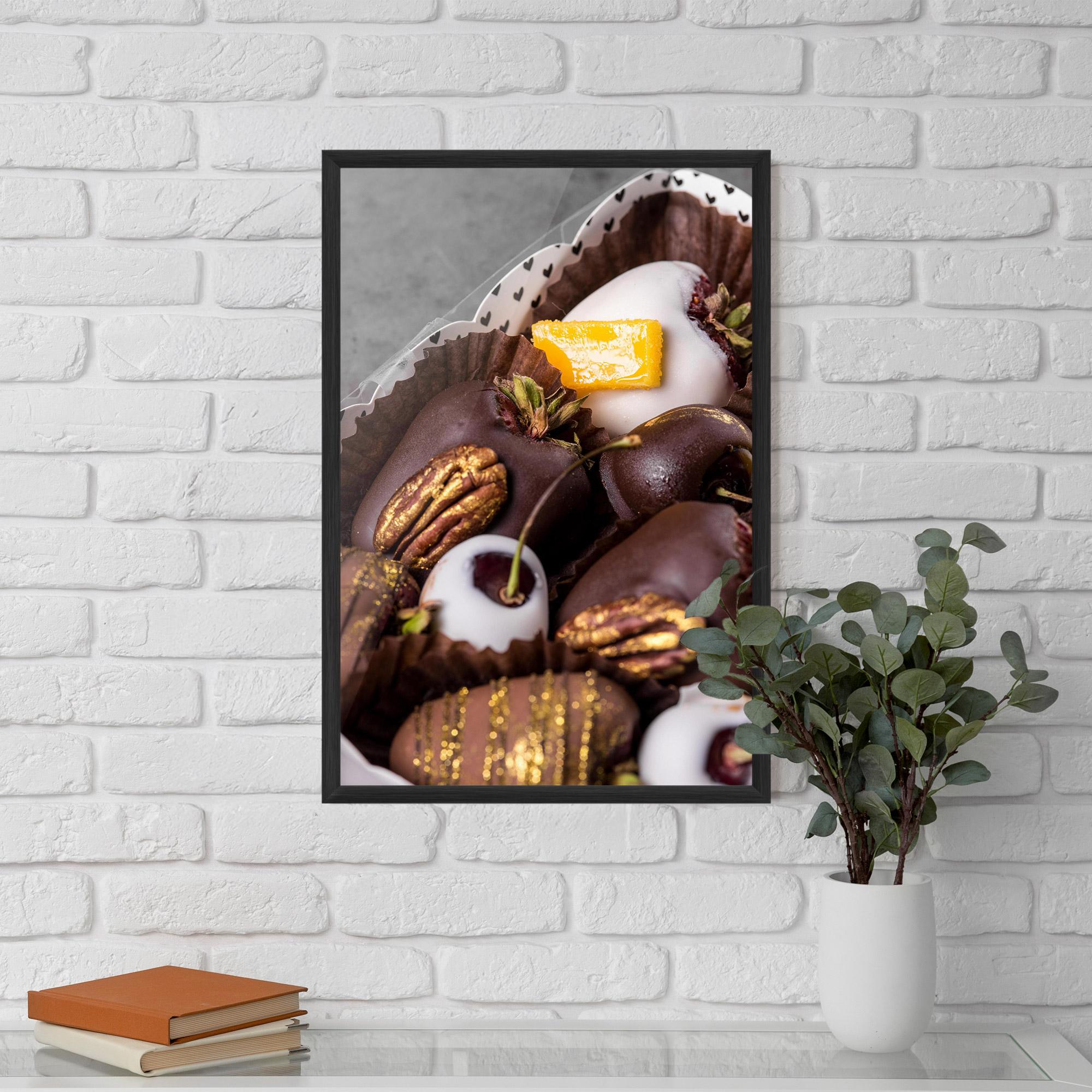 Gerahmte Poster Chocolate Covered mockup 5