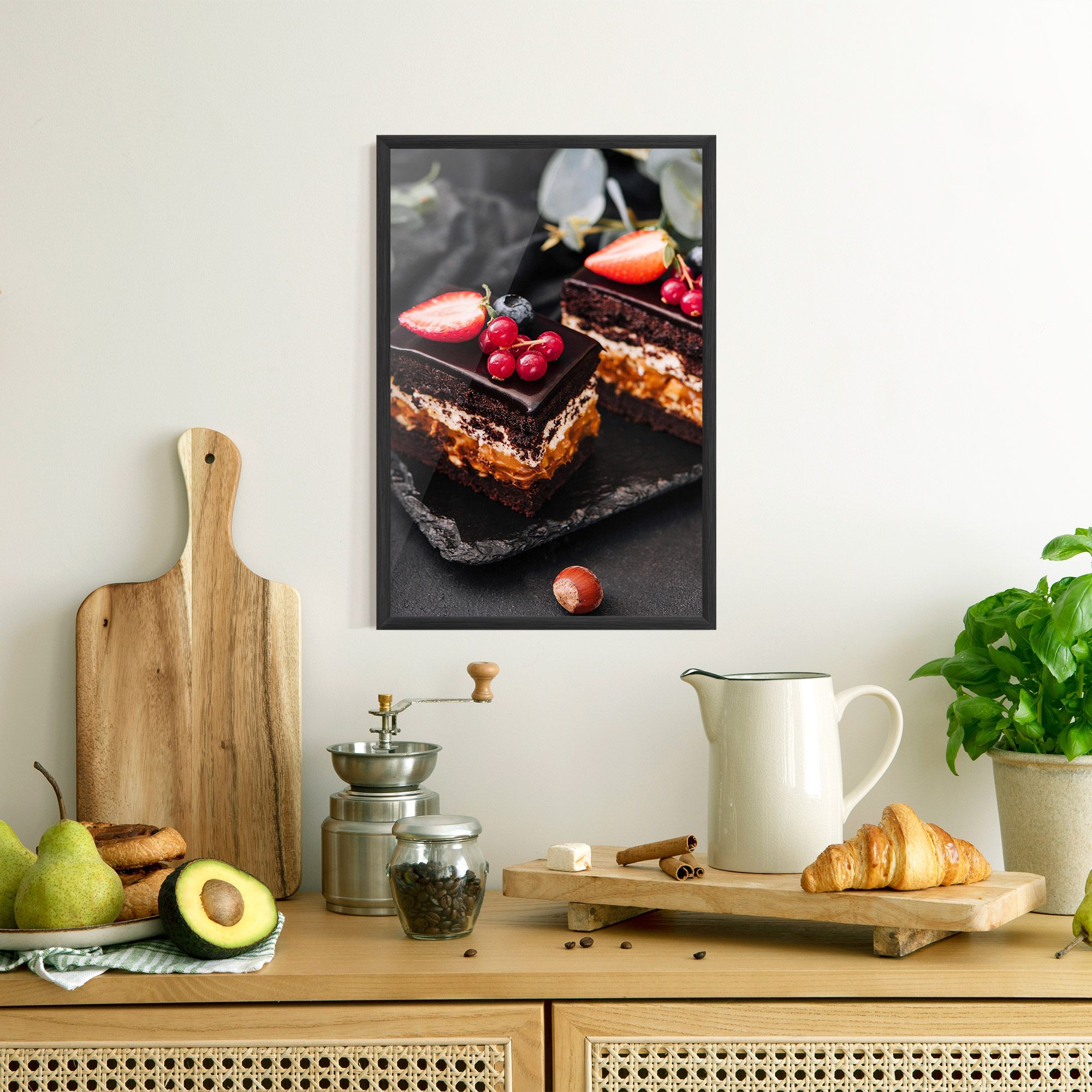 Chocolate Berries Cake mockup 8