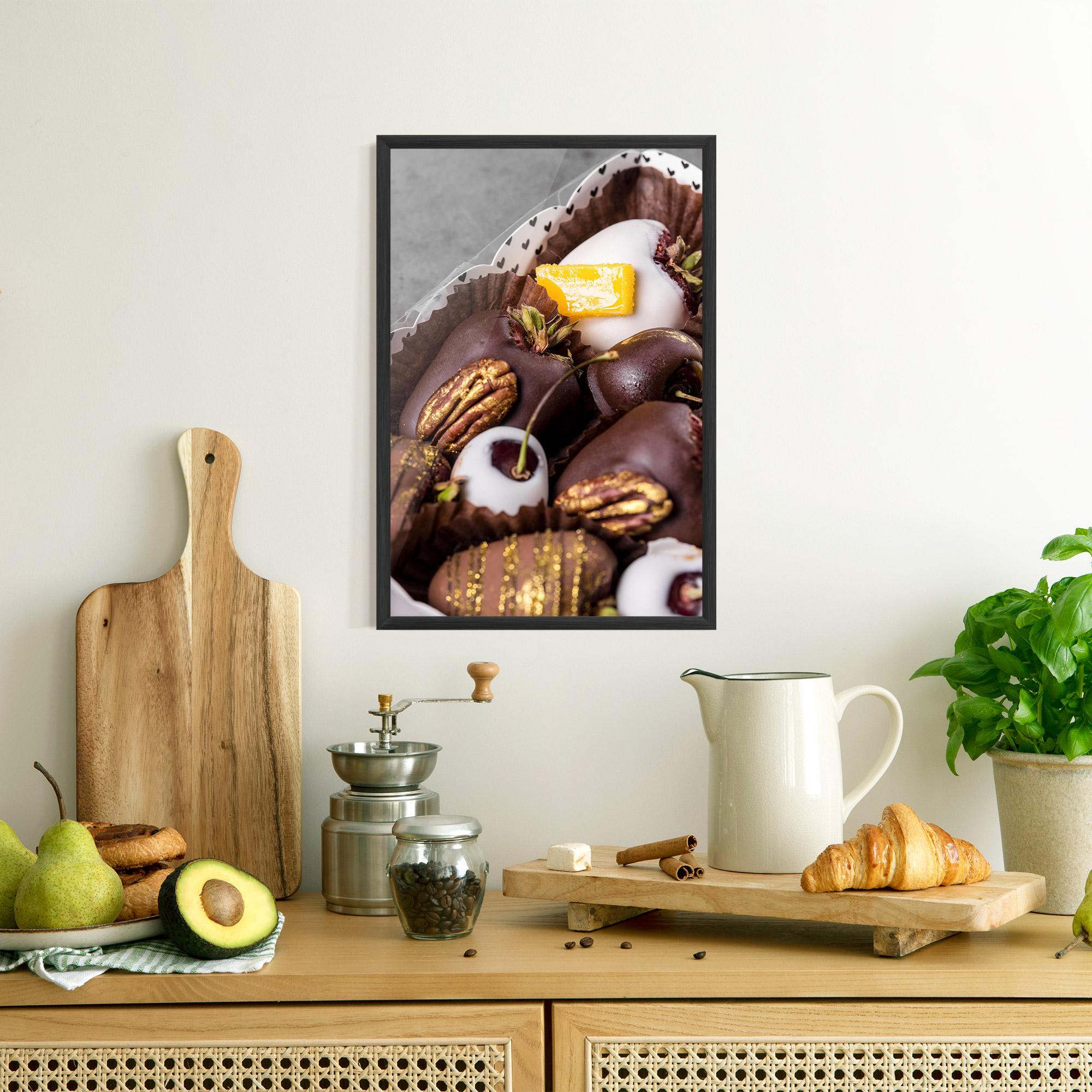 Gerahmte Poster Chocolate Covered mockup 8