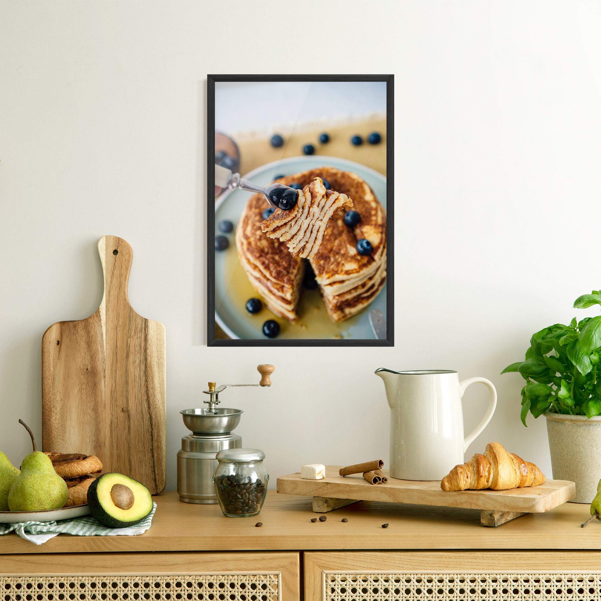 Gerahmte Poster Pancakes mockup 8