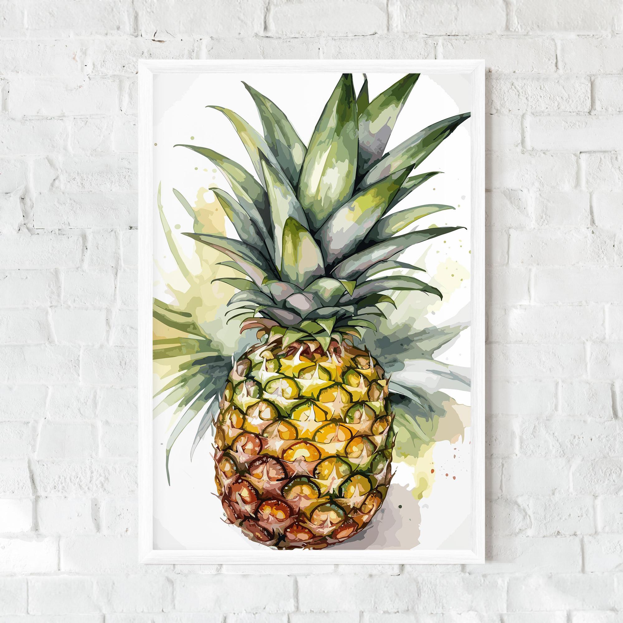 Gerahmte Poster Pineapple mockup 0