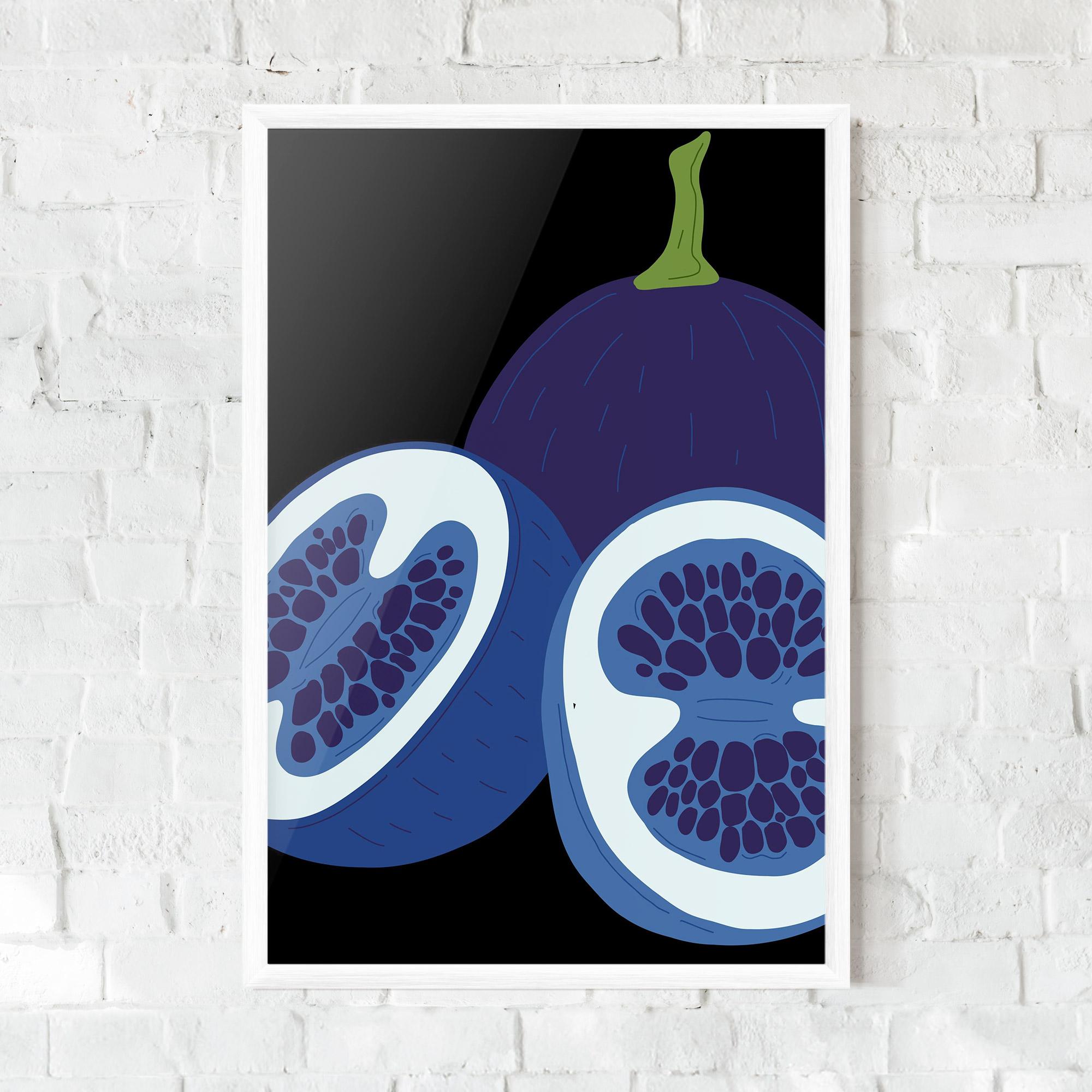 Gerahmte Poster Purple Fruit mockup 0