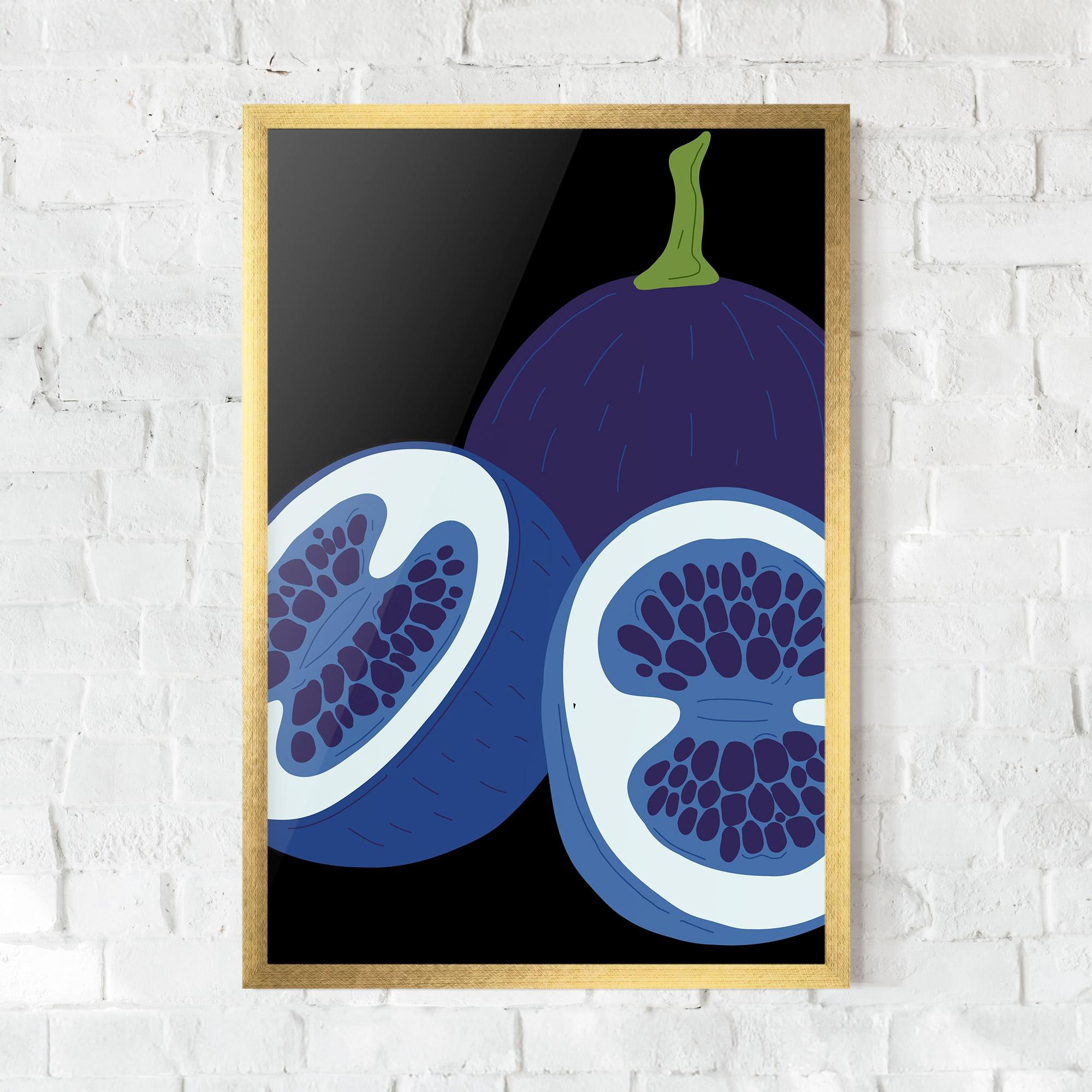 Gerahmte Poster Purple Fruit mockup 0