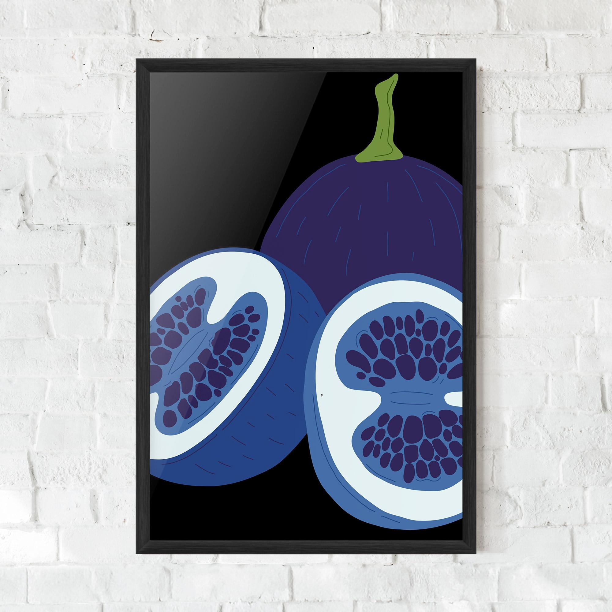 Gerahmte Poster Purple Fruit mockup 0