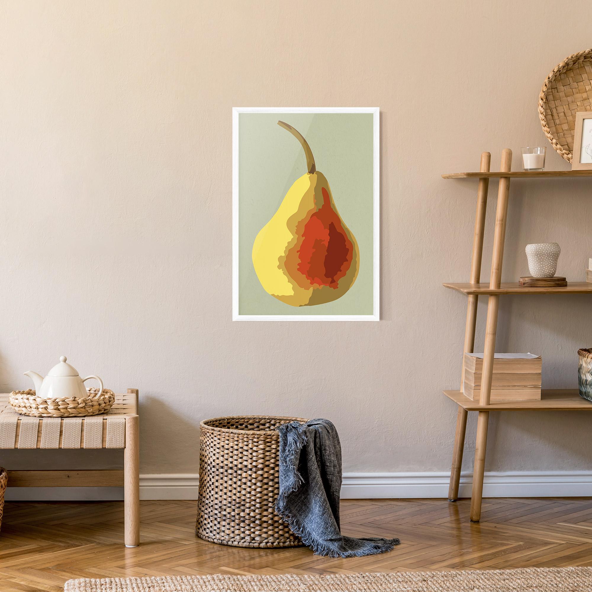 Gerahmte Poster Pear Art mockup 9