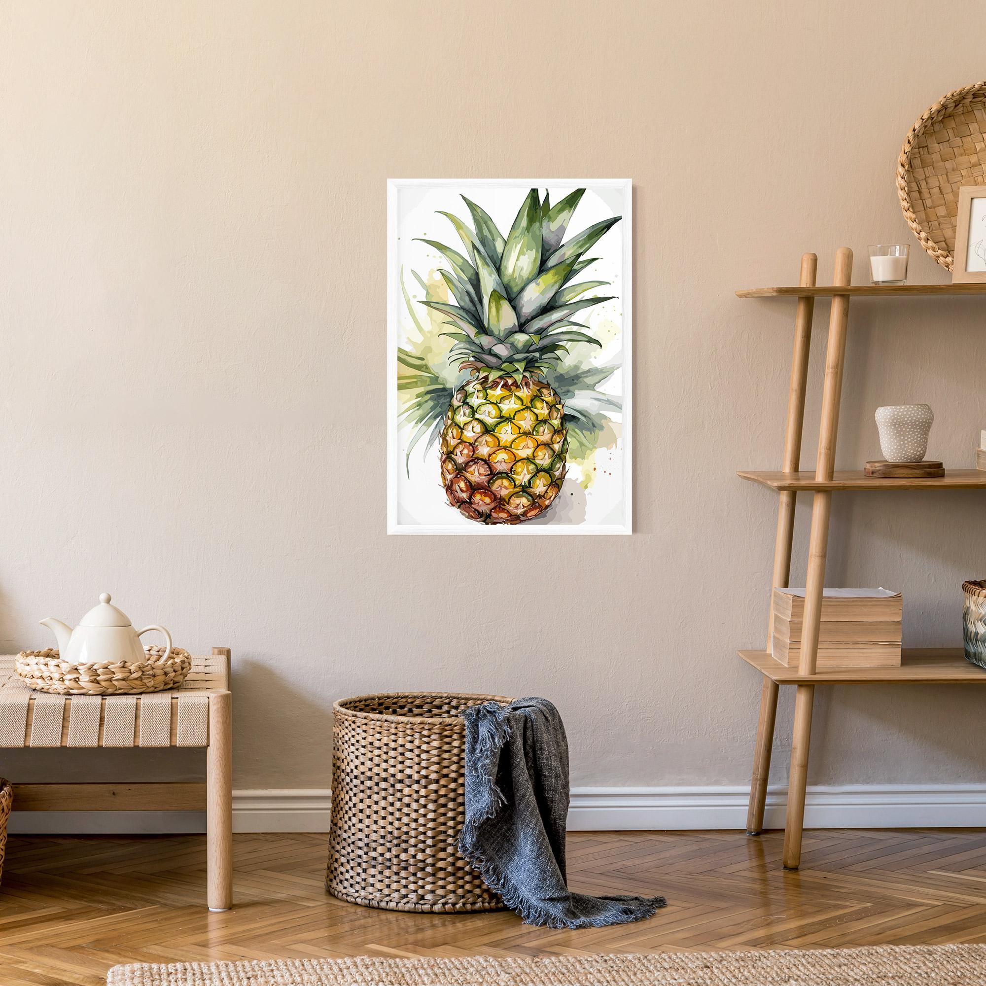 Gerahmte Poster Pineapple mockup 9