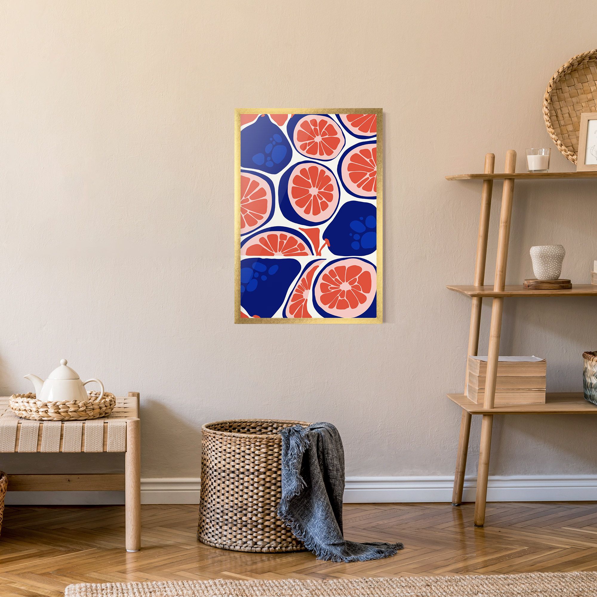 Blue Pink Fruit mockup 9