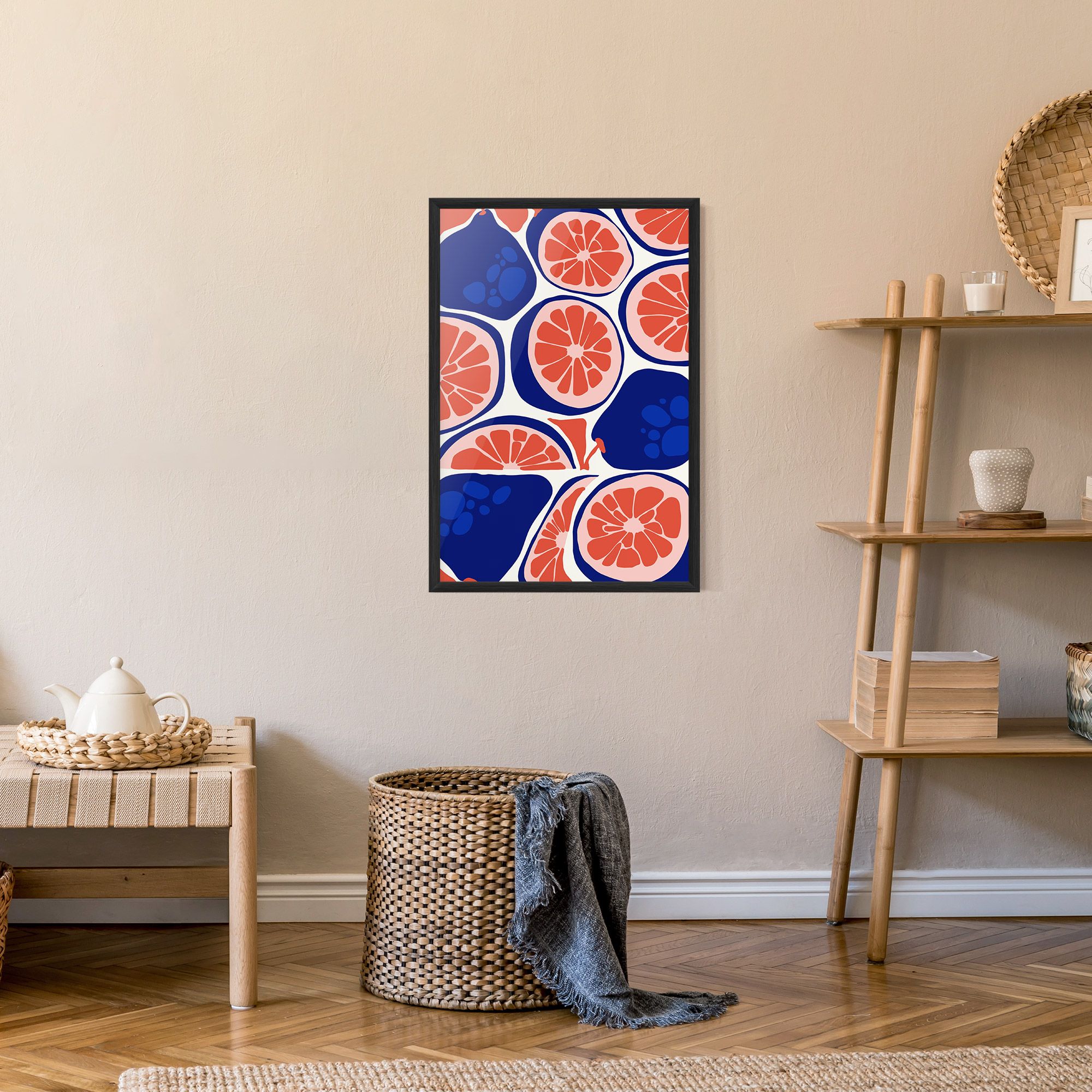 Blue Pink Fruit mockup 9