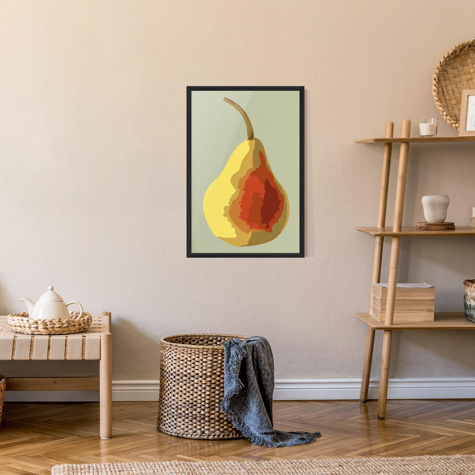 Gerahmte Poster Pear Art mockup 9