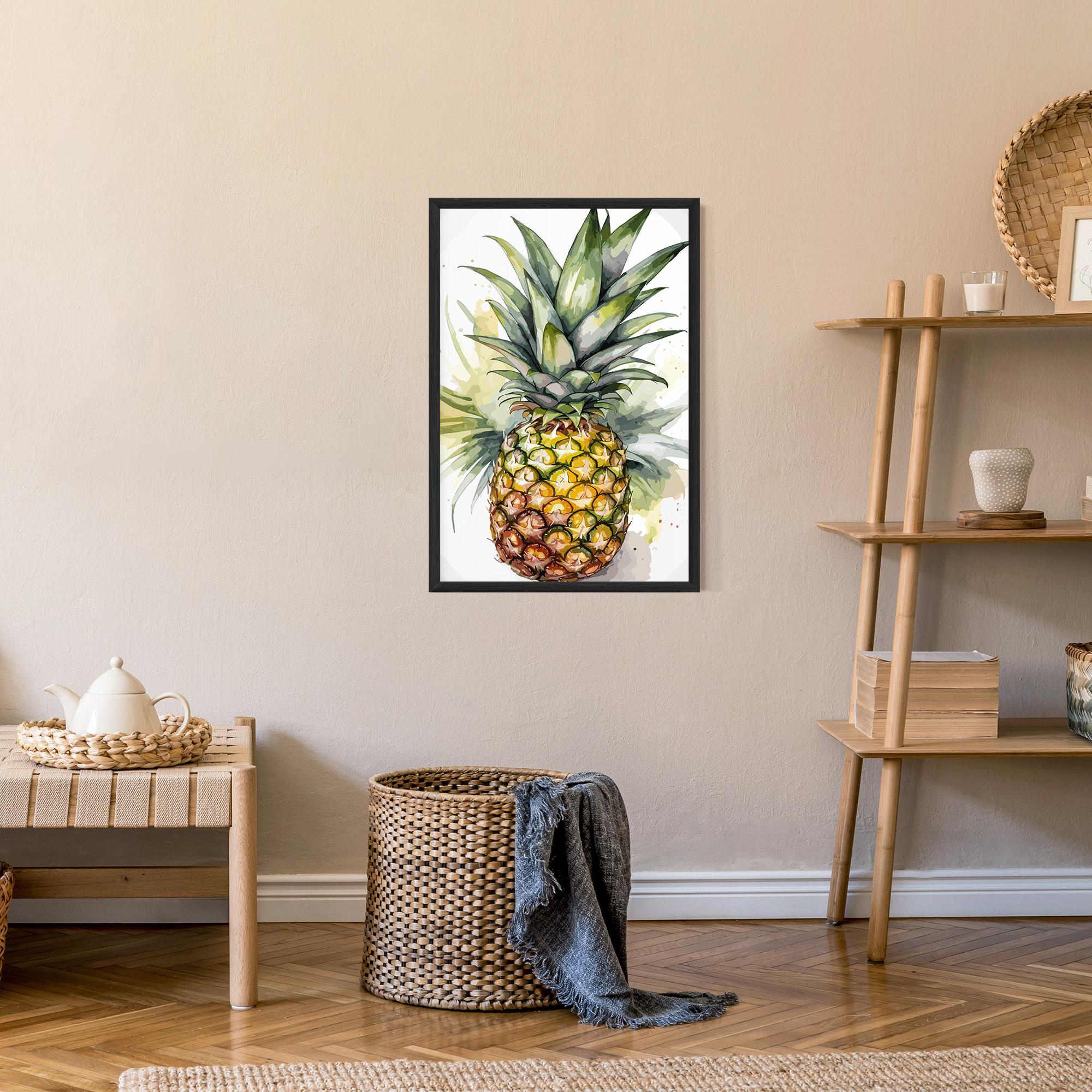 Gerahmte Poster Pineapple mockup 9