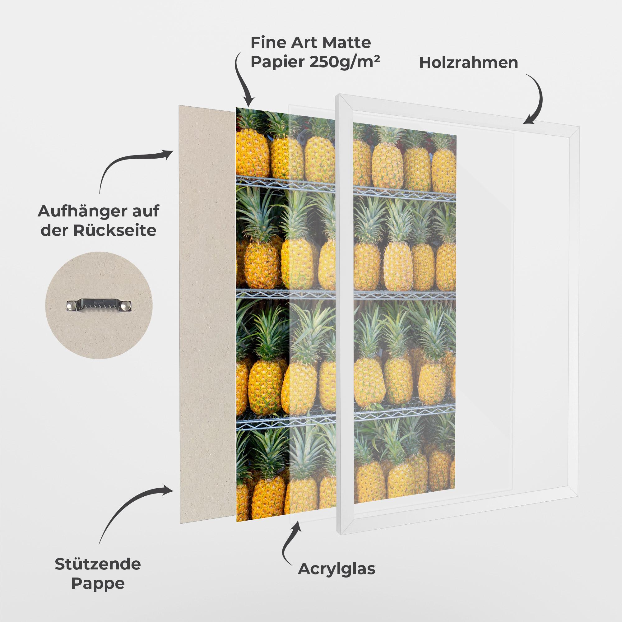 Gerahmte Poster Pineapple Express mockup 1