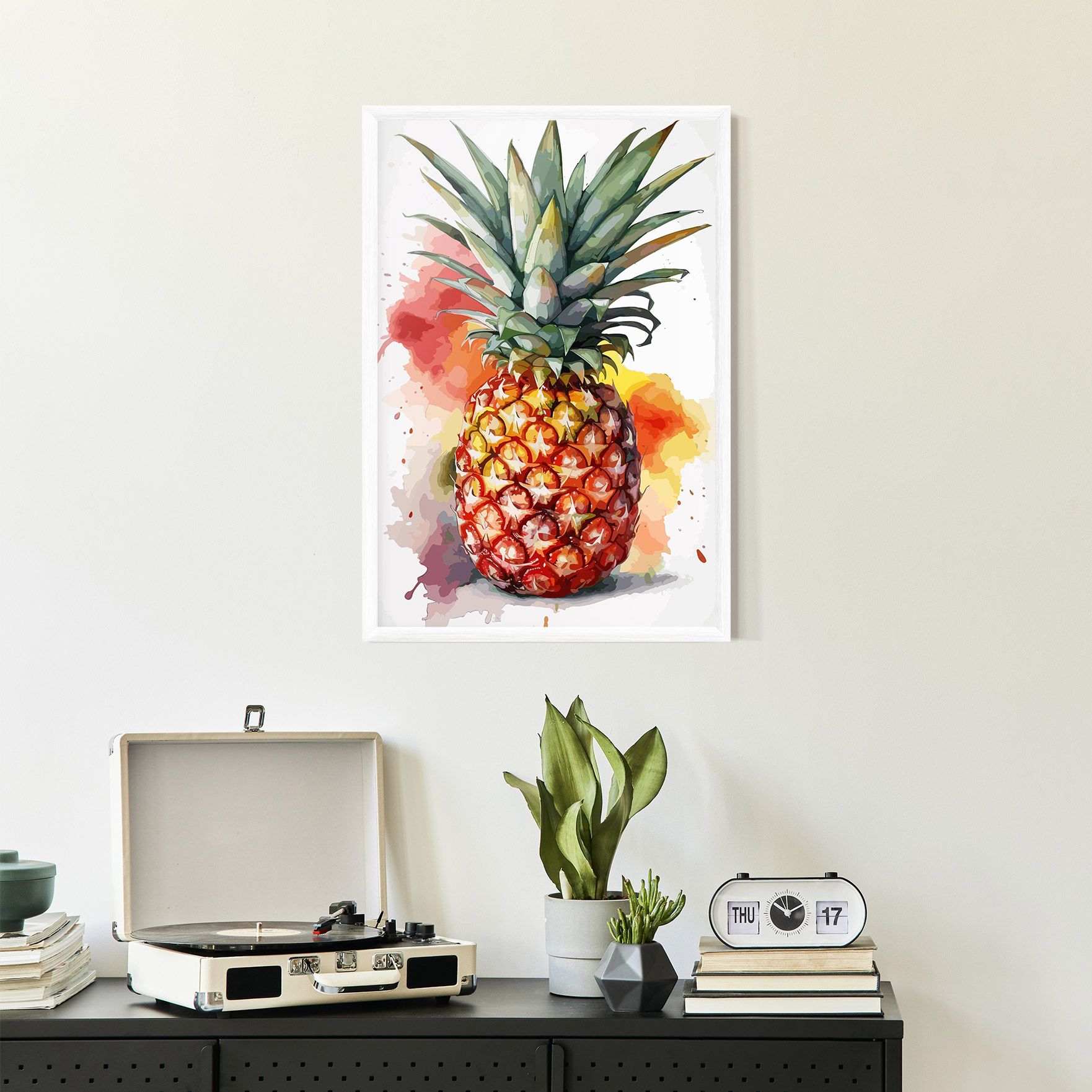 Pineapple Watercolor mockup 2