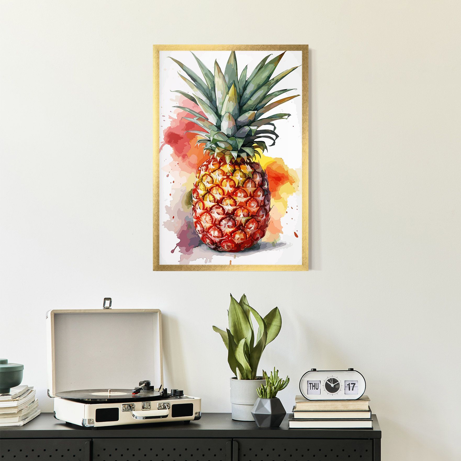 Pineapple Watercolor mockup 2