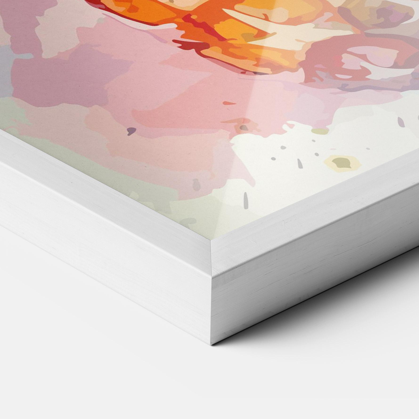 Gerahmte Poster Colorful Pineapple mockup 3