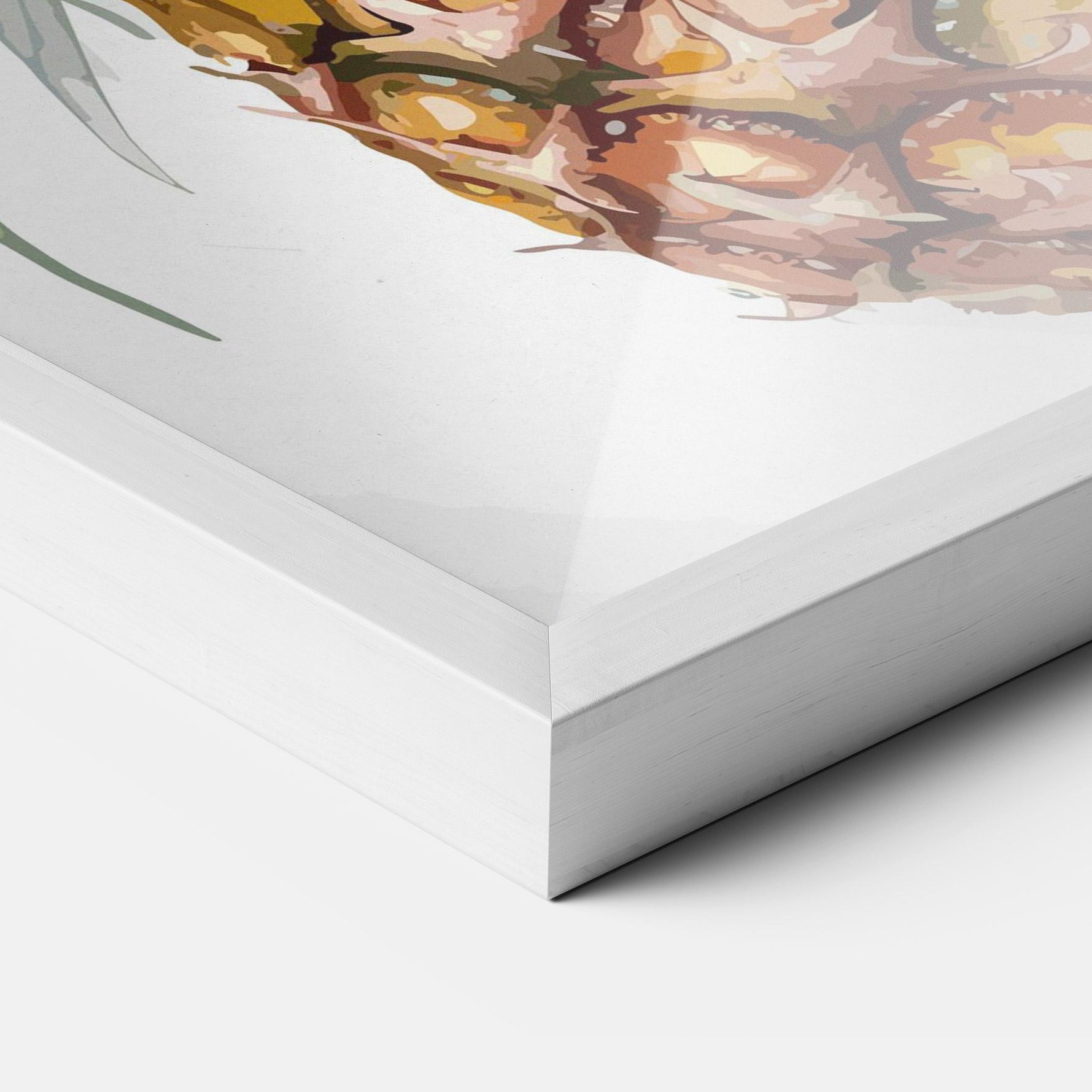 Gerahmte Poster Pineapple mockup 3