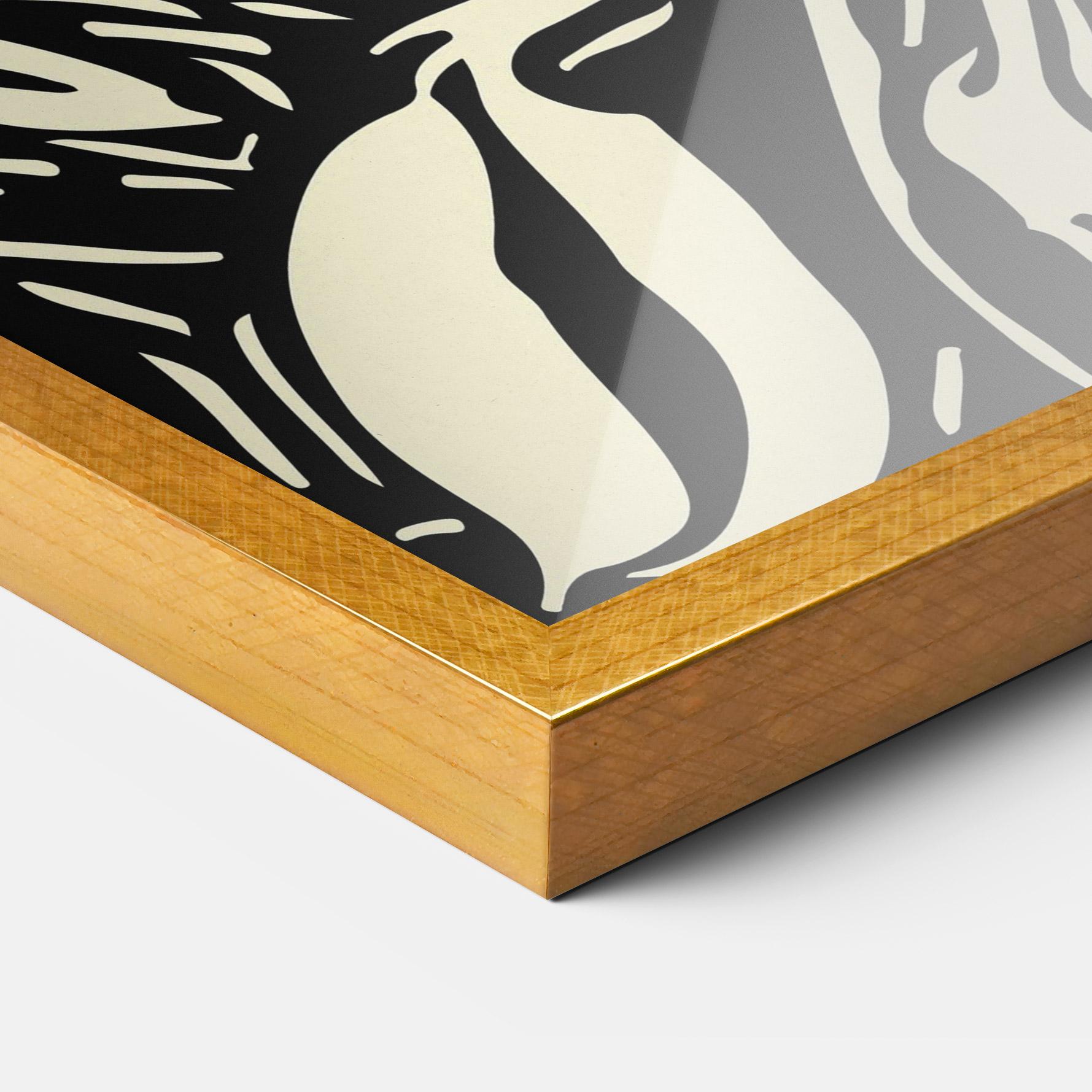 Gerahmte Poster Green Apple mockup 3