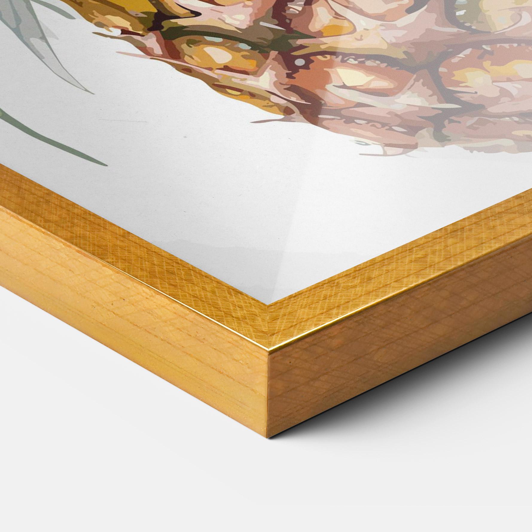 Gerahmte Poster Pineapple mockup 3