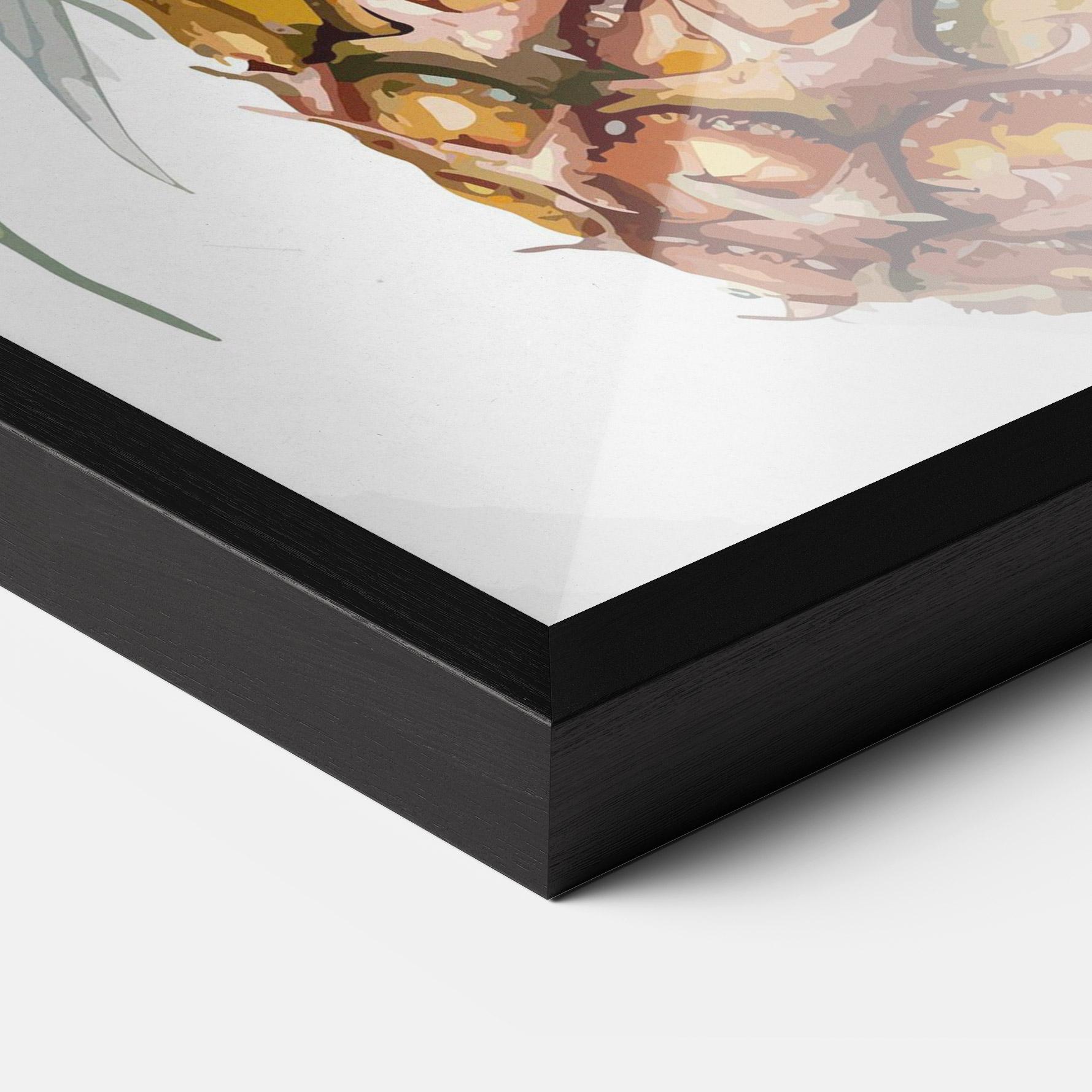 Gerahmte Poster Pineapple mockup 3