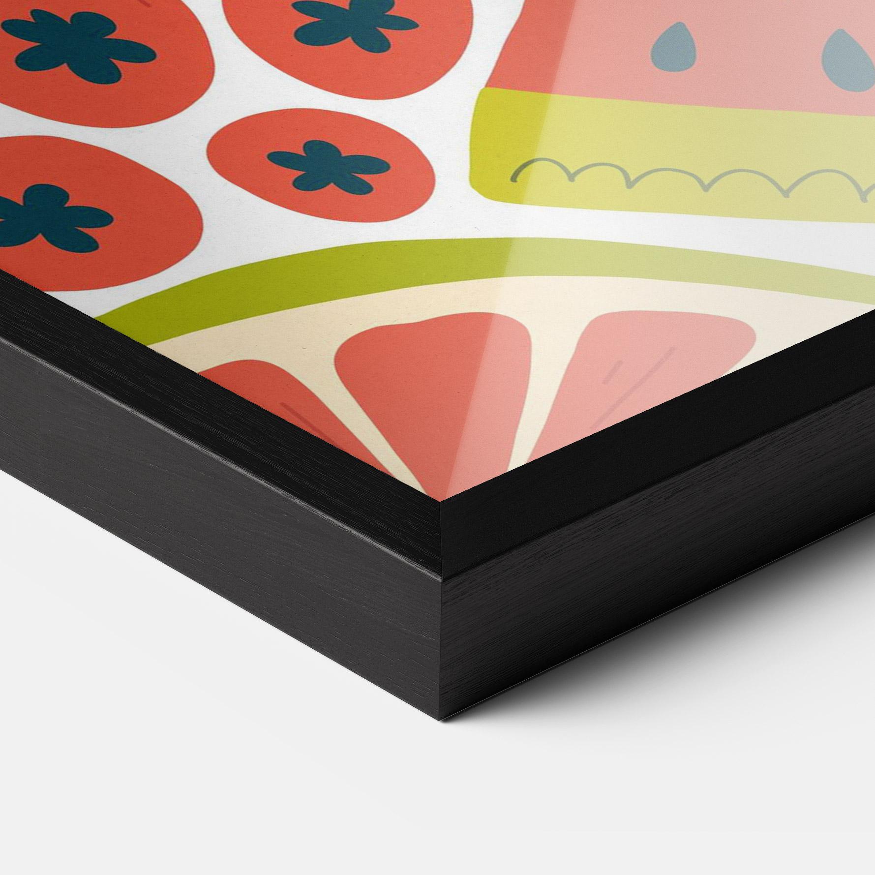 Gerahmte Poster Watermelon mockup 3