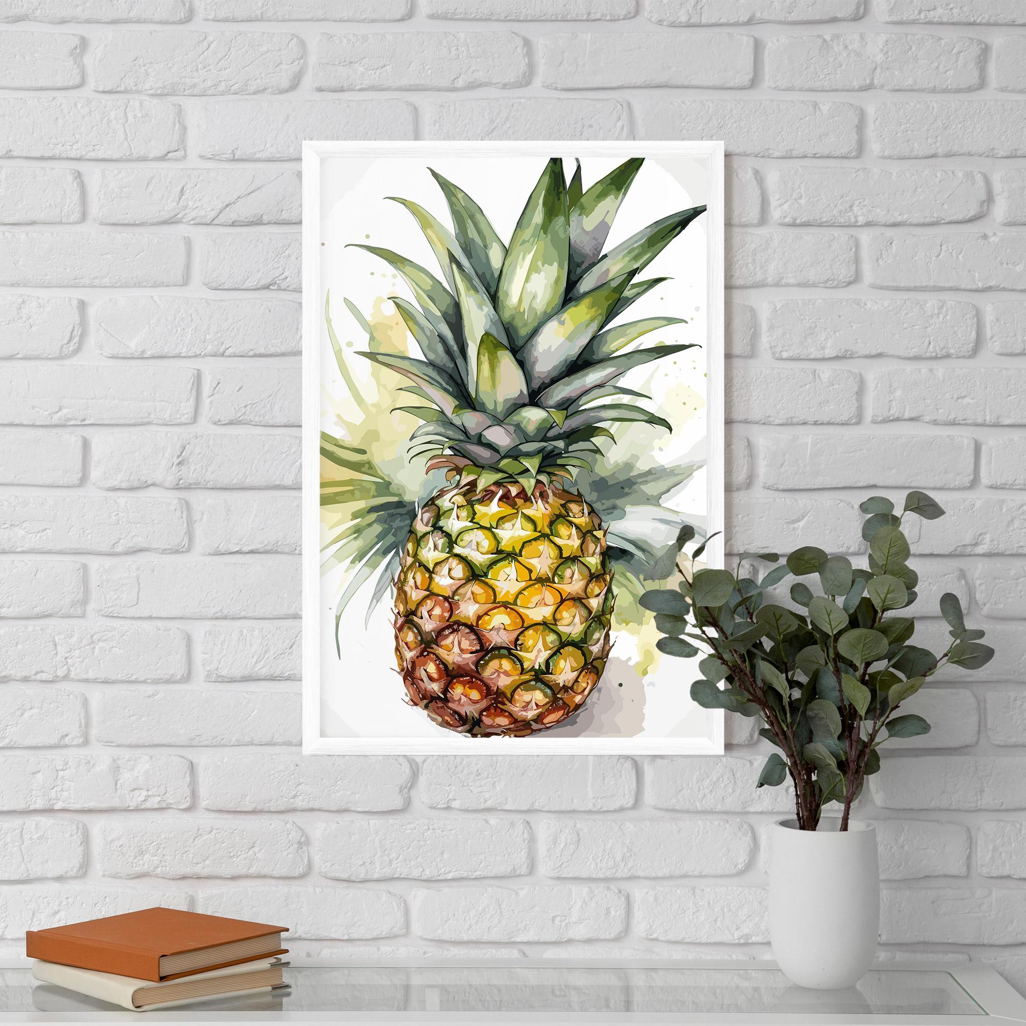 Gerahmte Poster Pineapple mockup 5