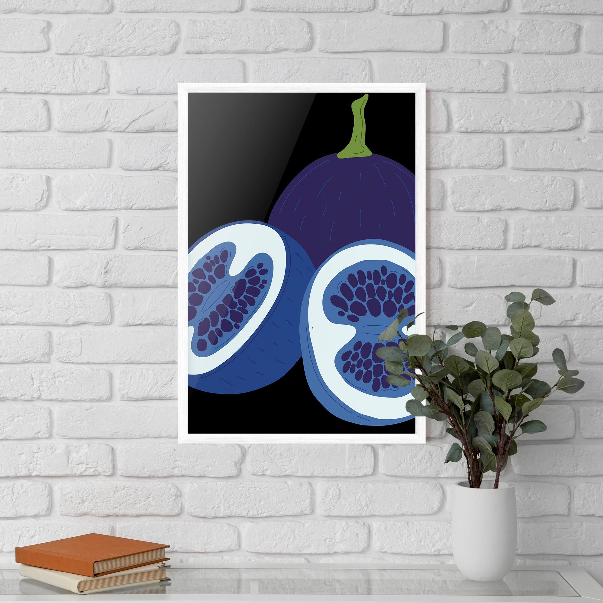 Gerahmte Poster Purple Fruit mockup 5
