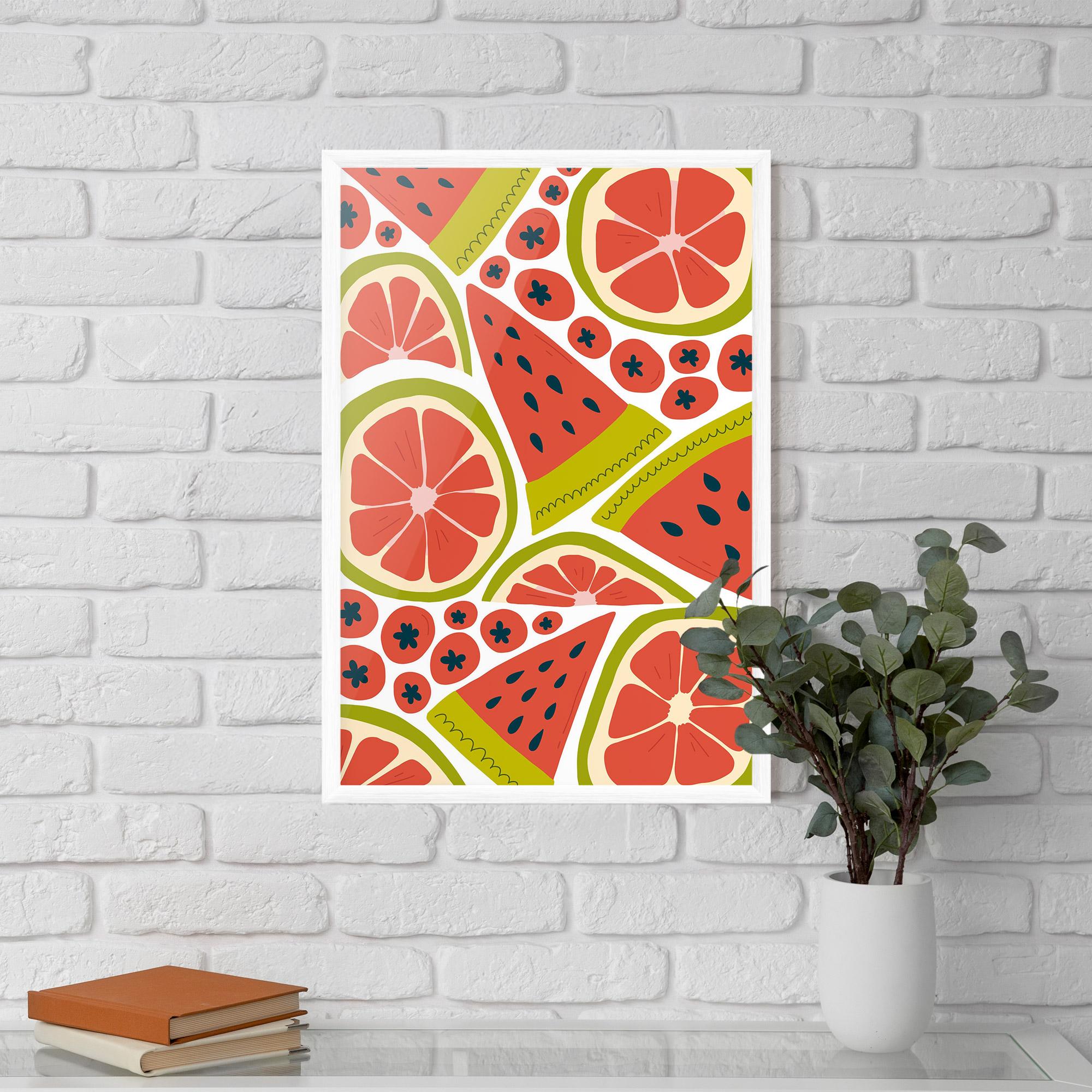 Gerahmte Poster Watermelon mockup 5