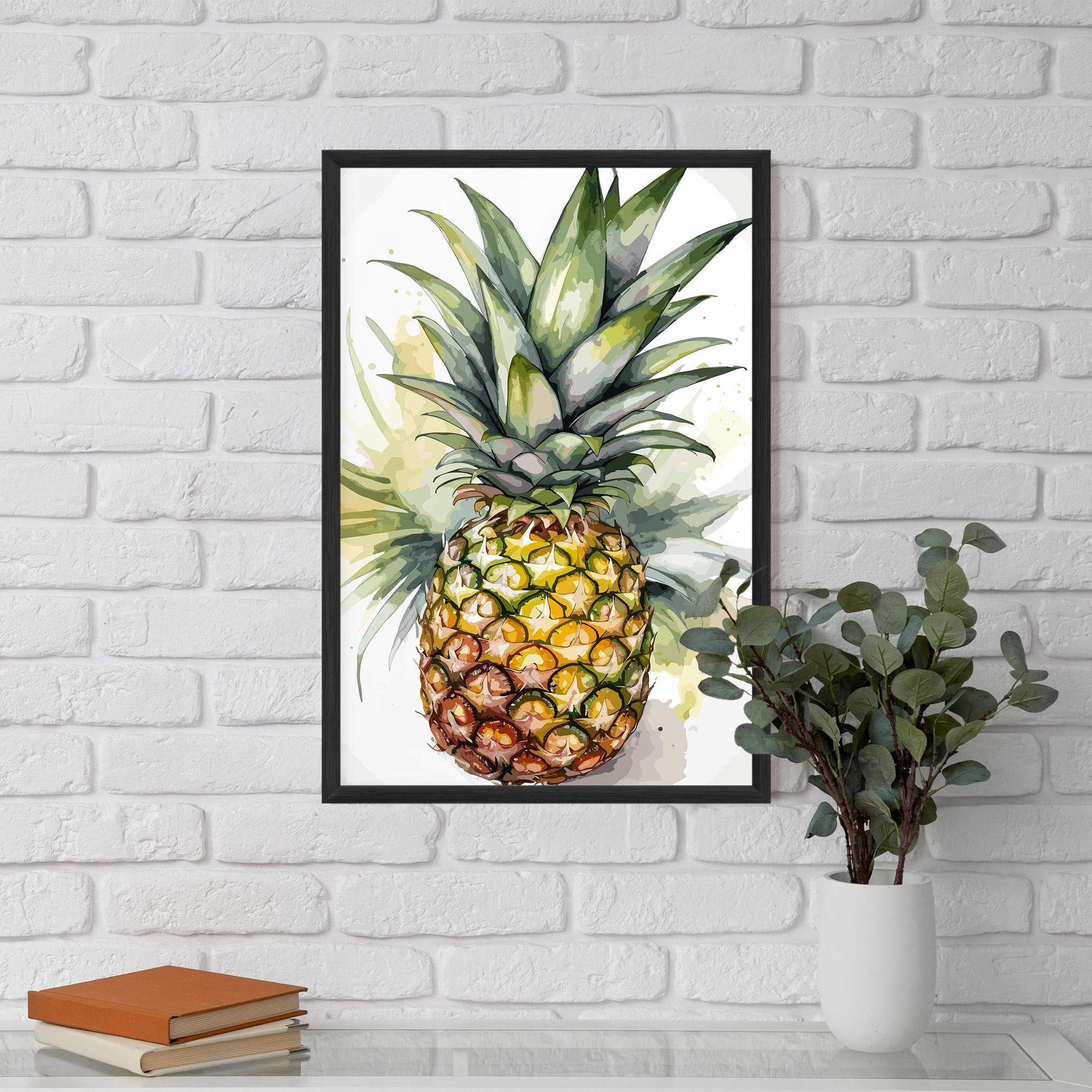 Gerahmte Poster Pineapple mockup 5