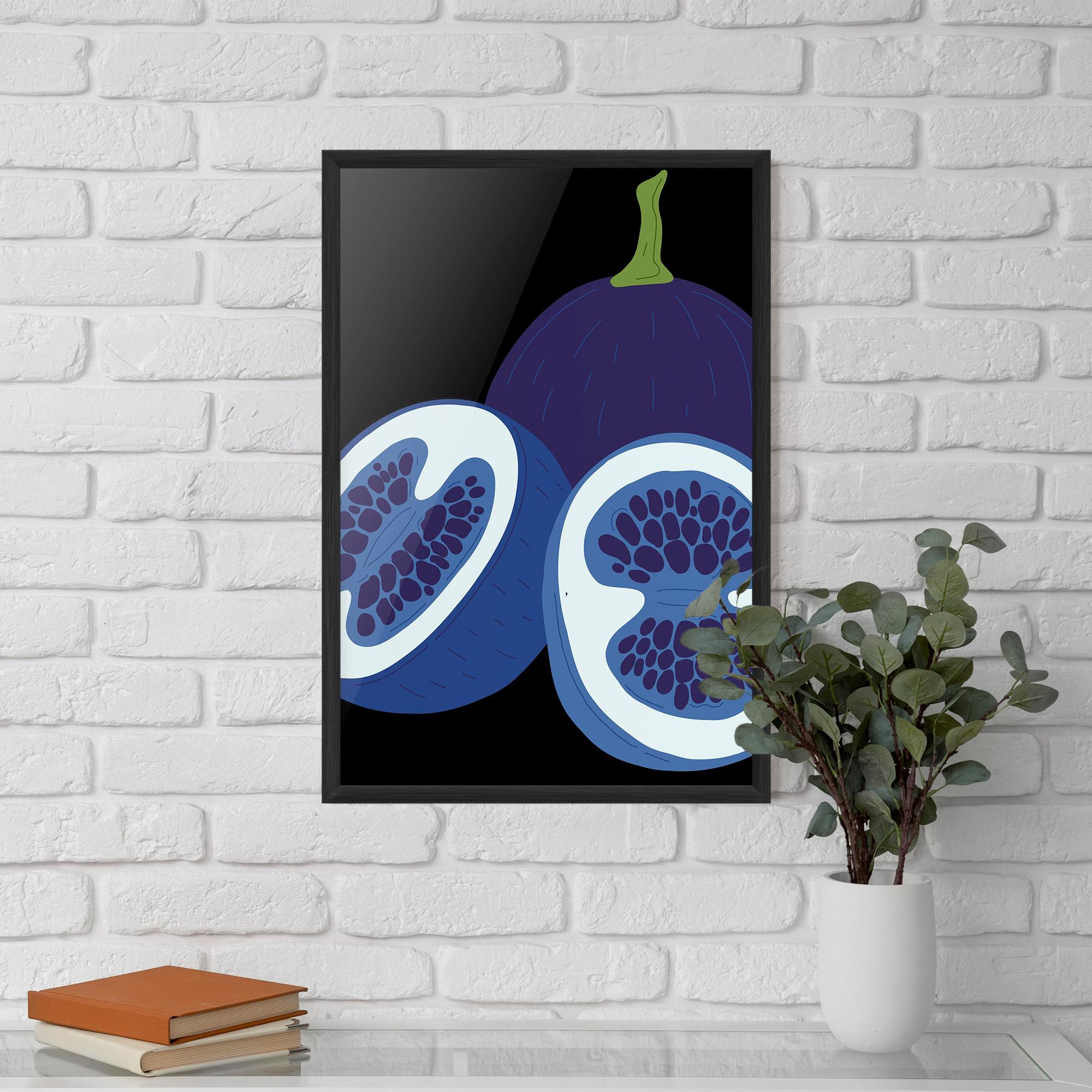 Gerahmte Poster Purple Fruit mockup 5