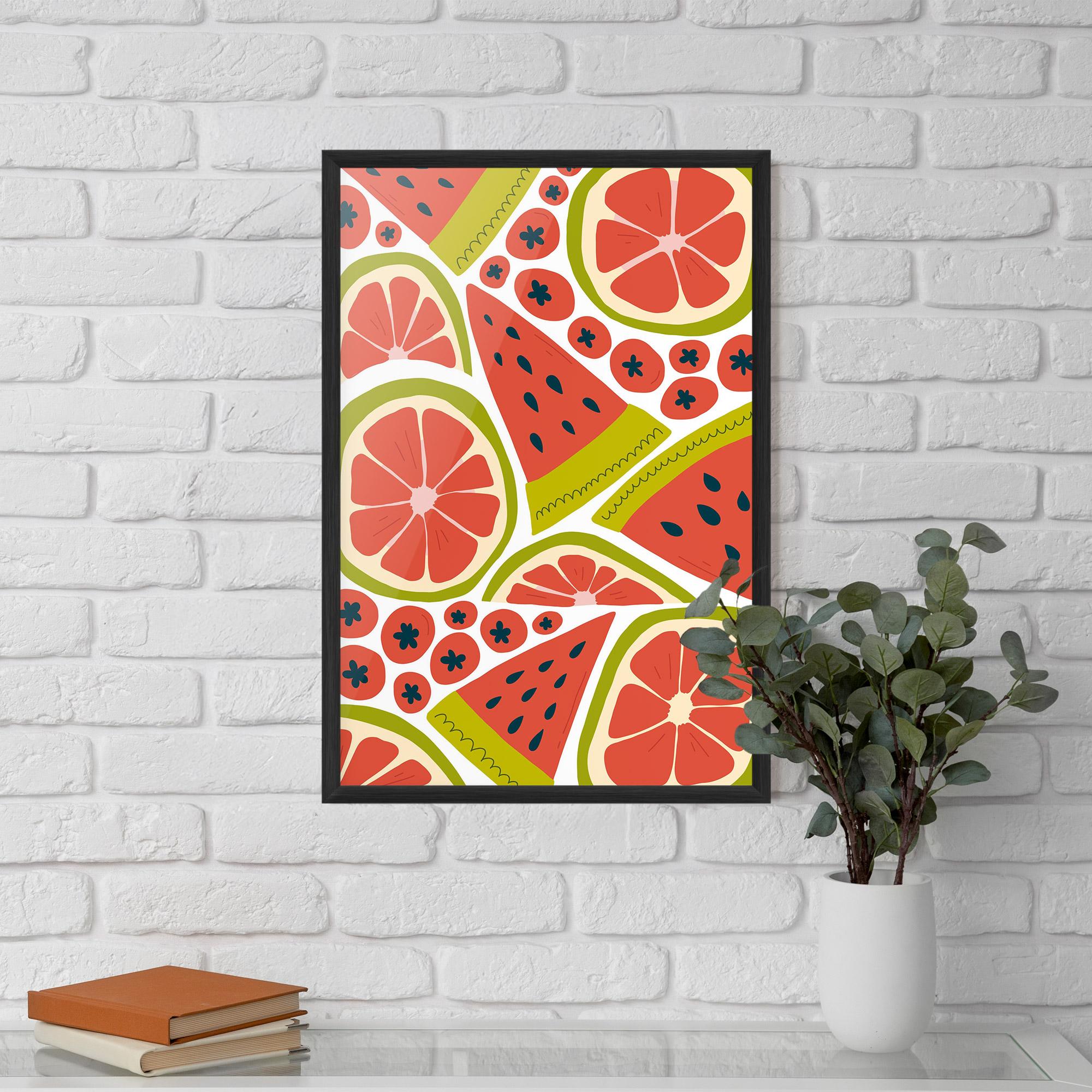 Gerahmte Poster Watermelon mockup 5