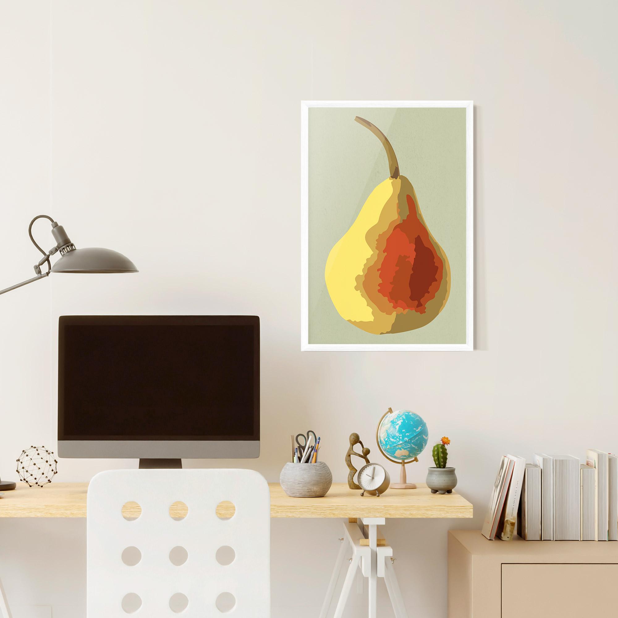 Gerahmte Poster Pear Art mockup 6