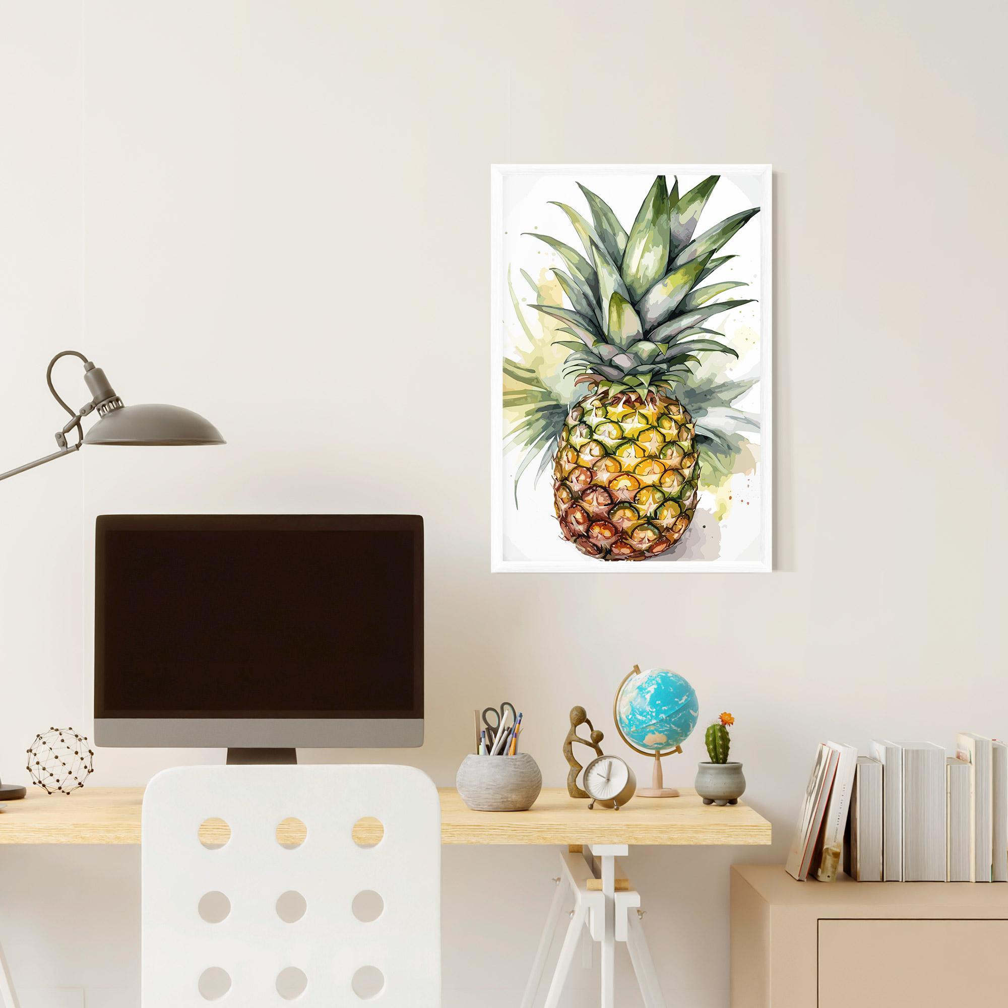 Gerahmte Poster Pineapple mockup 6