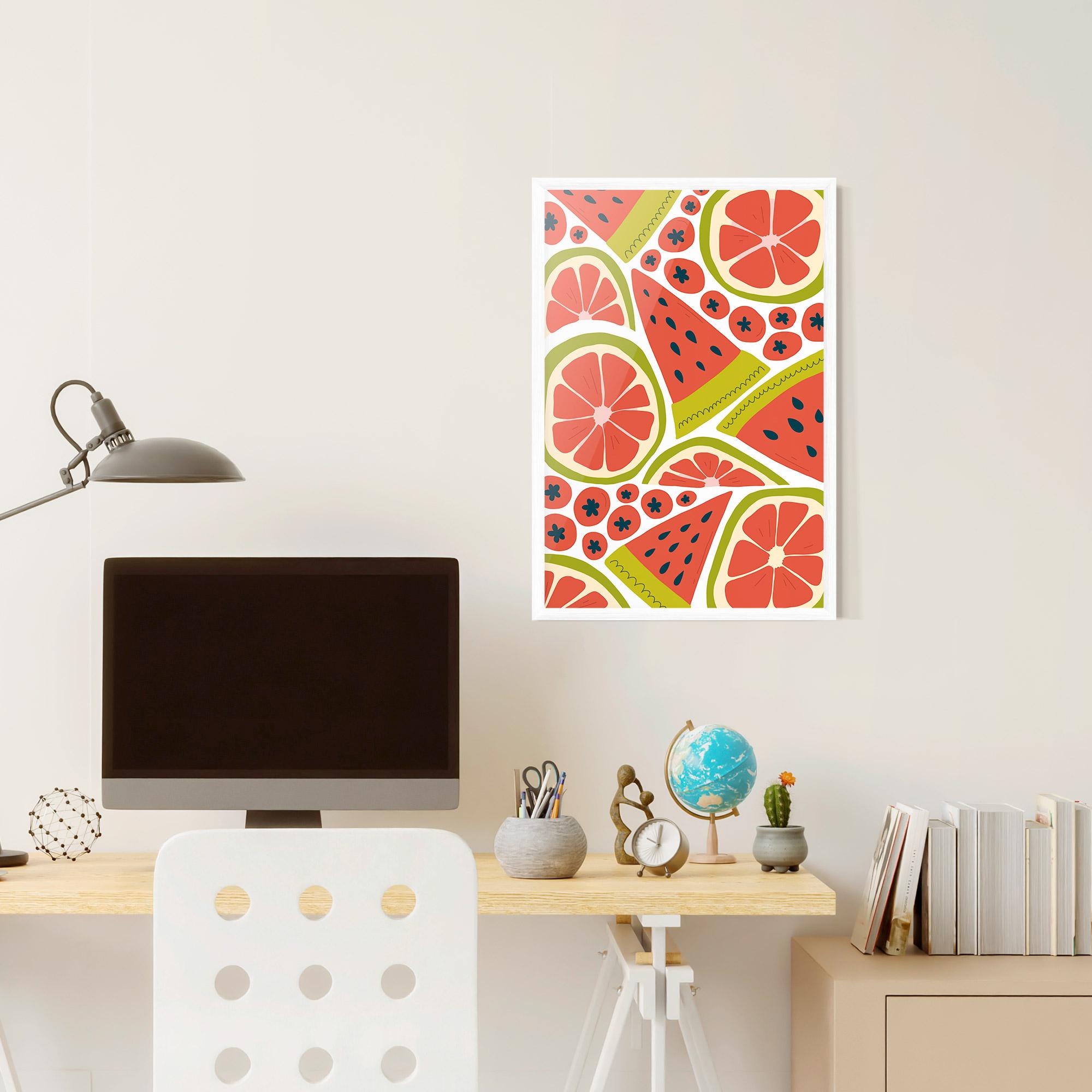 Gerahmte Poster Watermelon mockup 6