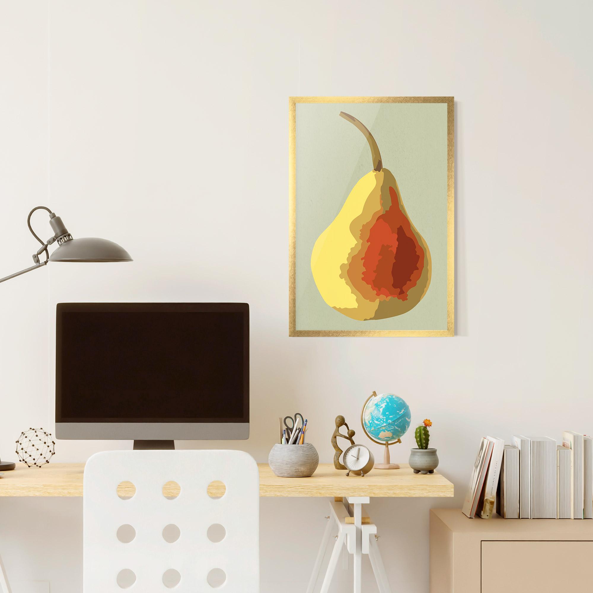 Gerahmte Poster Pear Art mockup 6