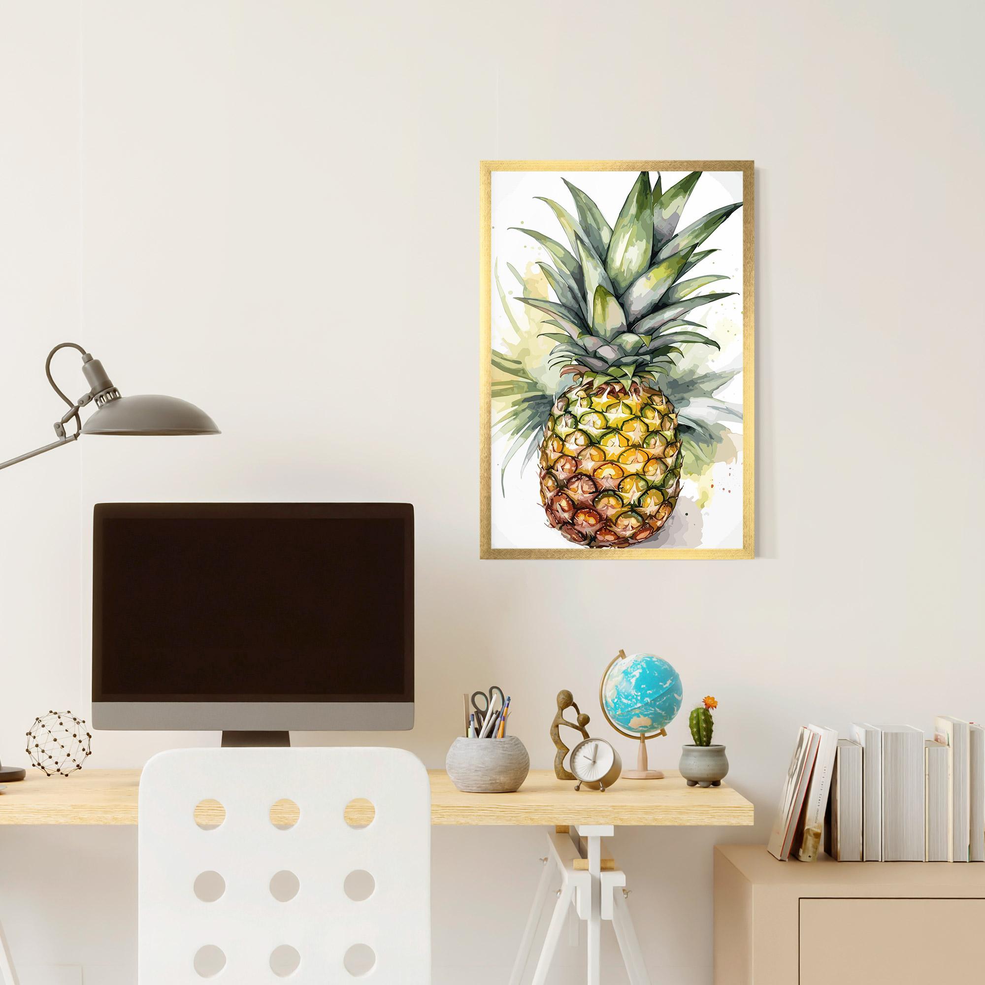 Gerahmte Poster Pineapple mockup 6