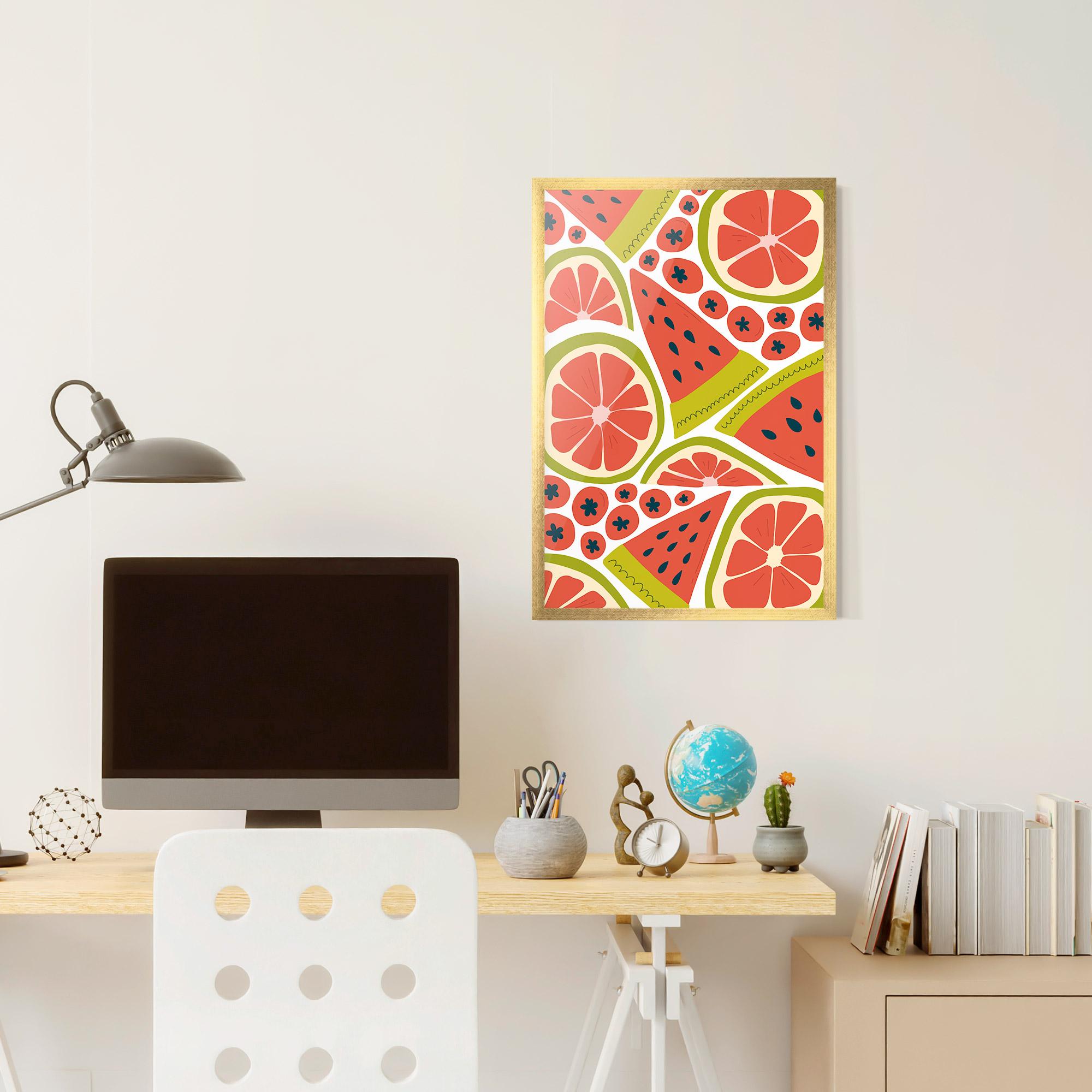 Gerahmte Poster Watermelon mockup 6