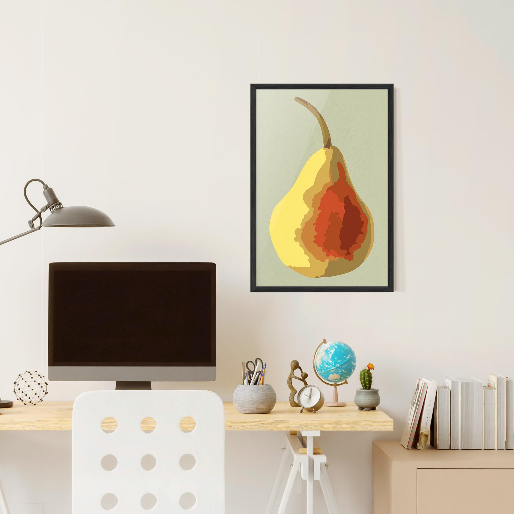 Gerahmte Poster Pear Art mockup 6