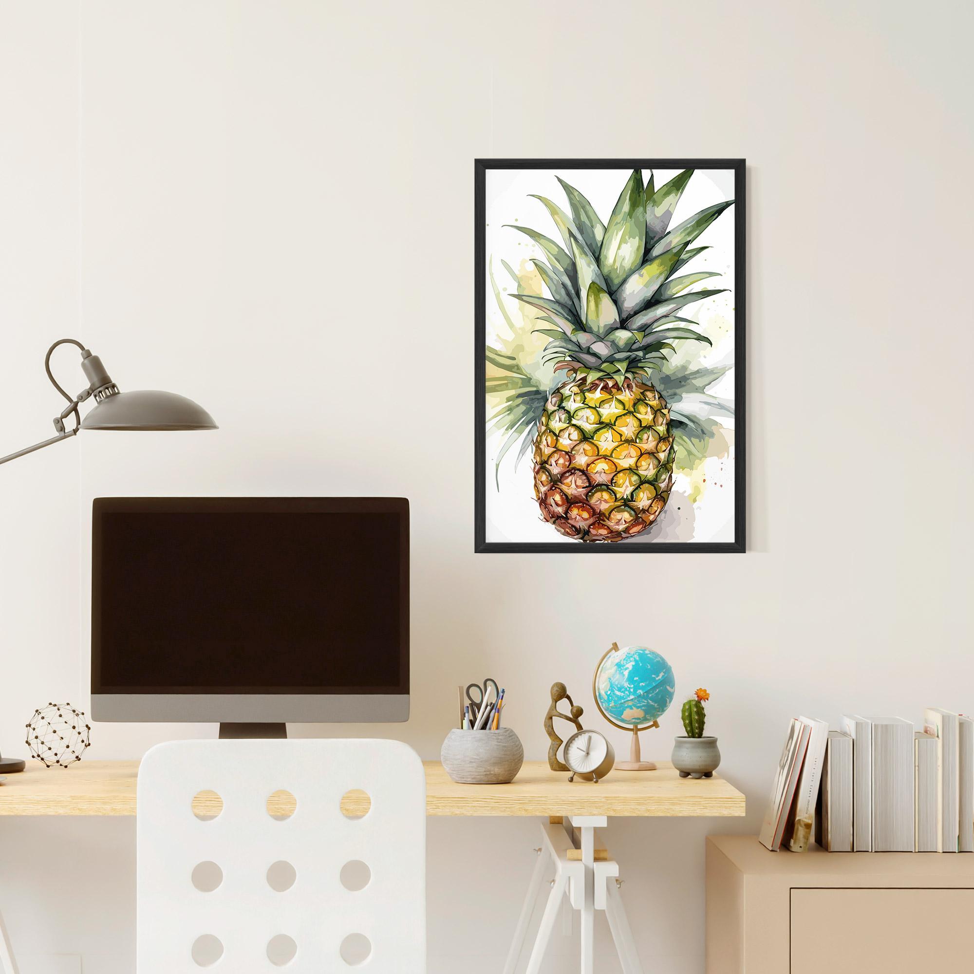 Gerahmte Poster Pineapple mockup 6