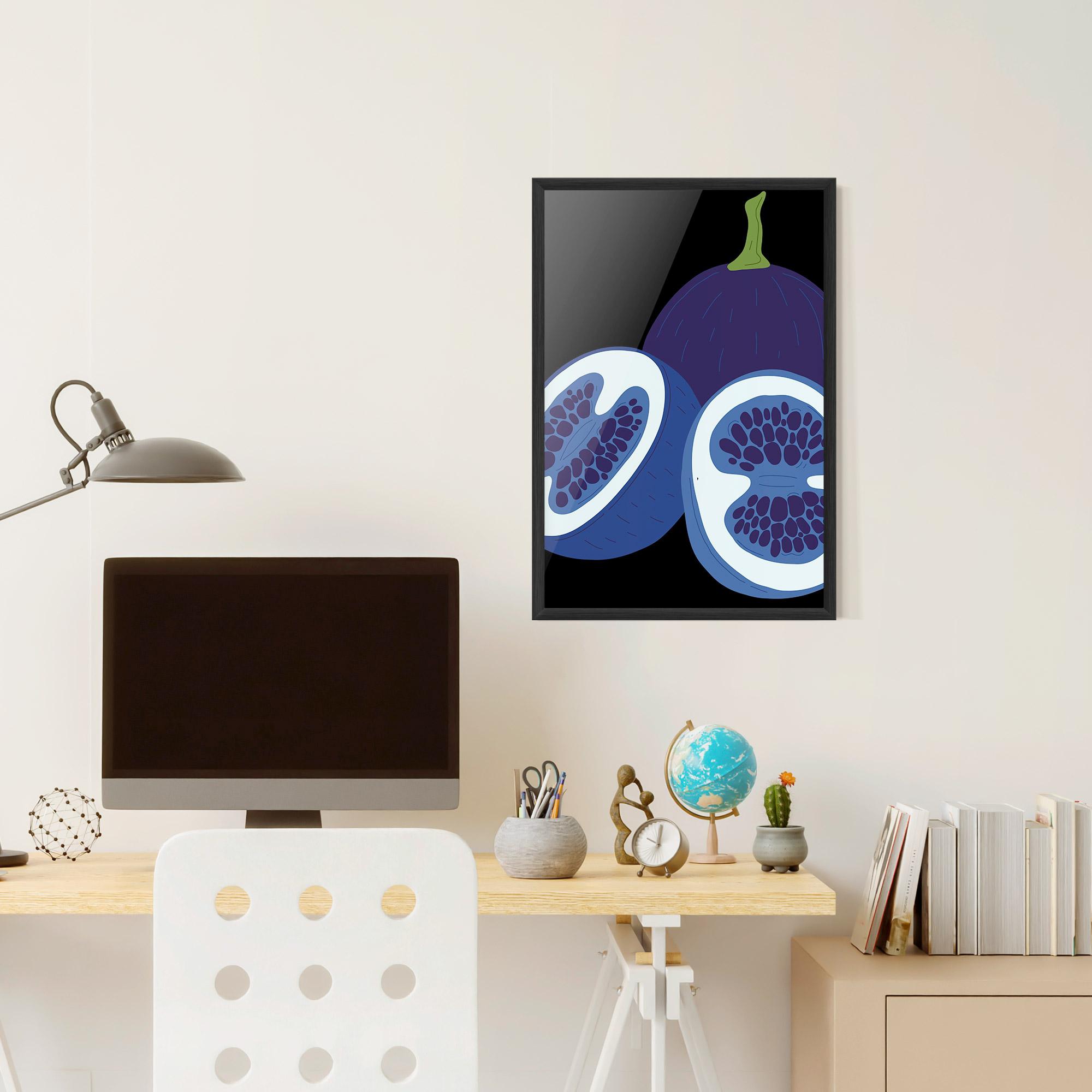 Gerahmte Poster Purple Fruit mockup 6