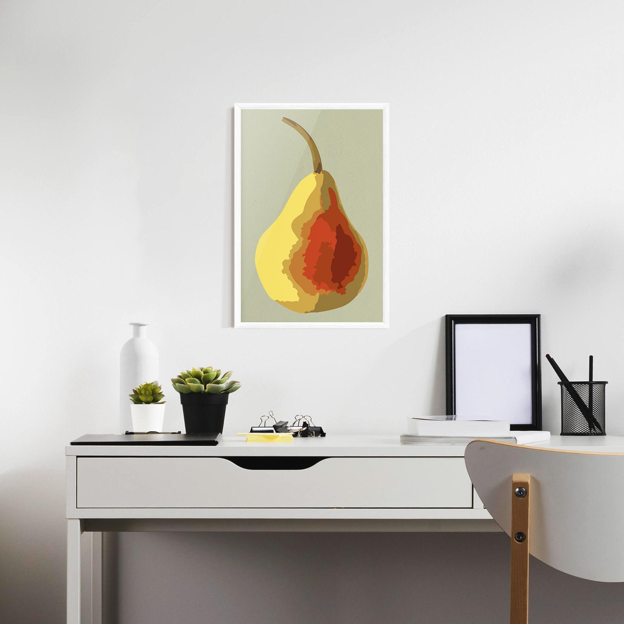 Gerahmte Poster Pear Art mockup 7